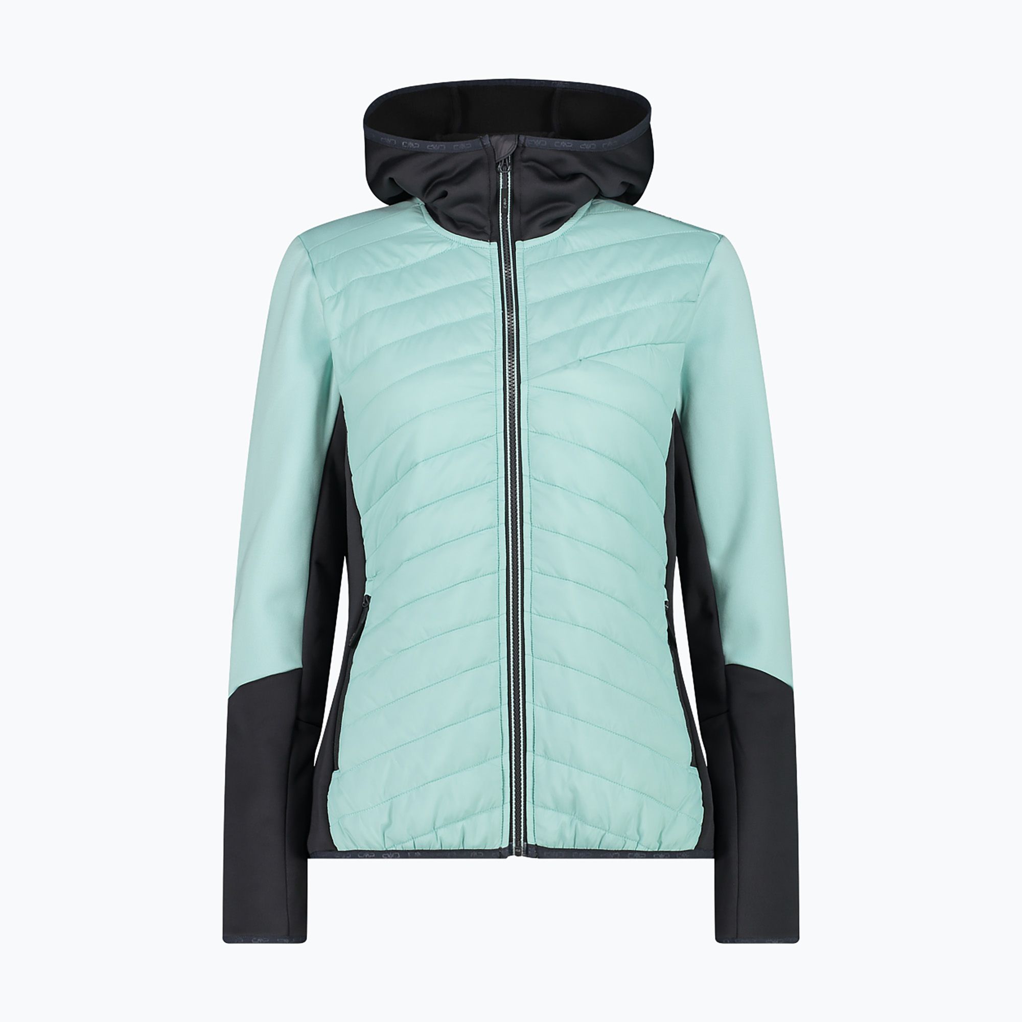 Kurtka hybrydowa damska CMP Hybrid 34E2246 acqua 