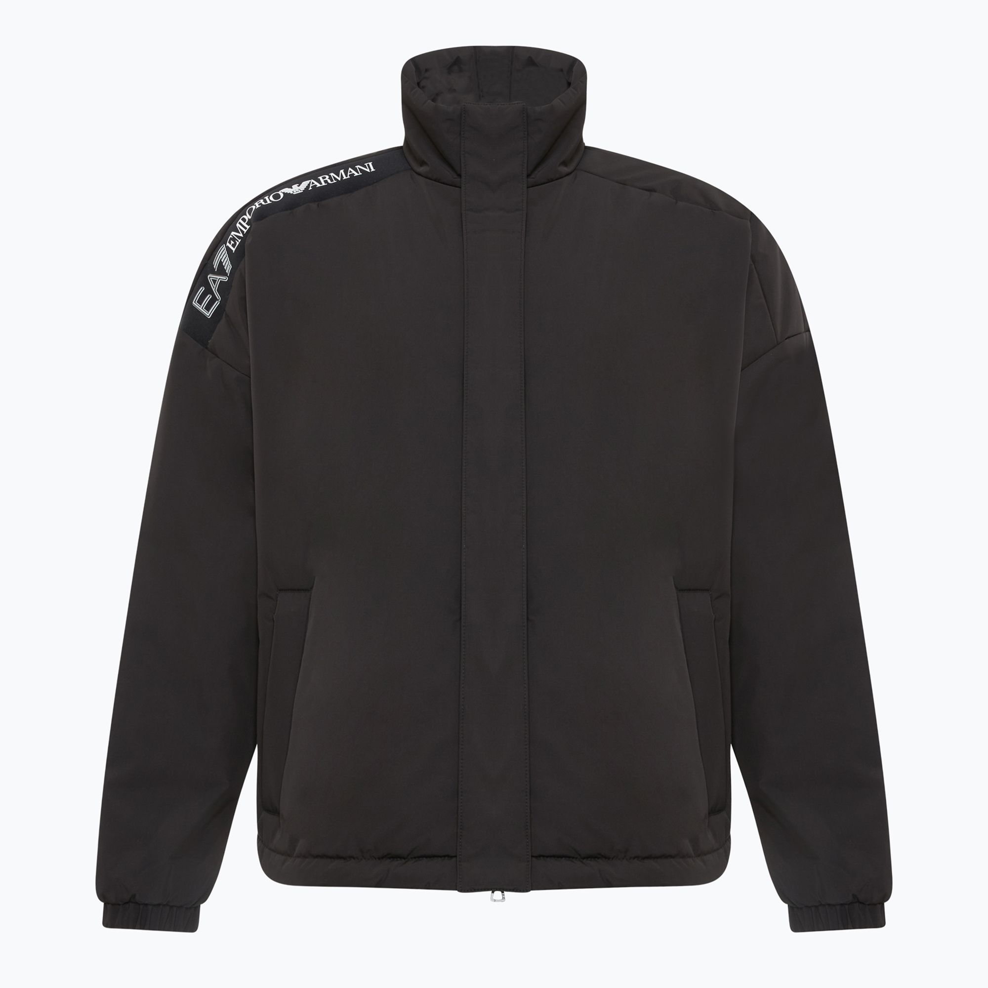 Kurtka męska EA7 Emporio Armani Train Logo Series Tape Eco Down black 