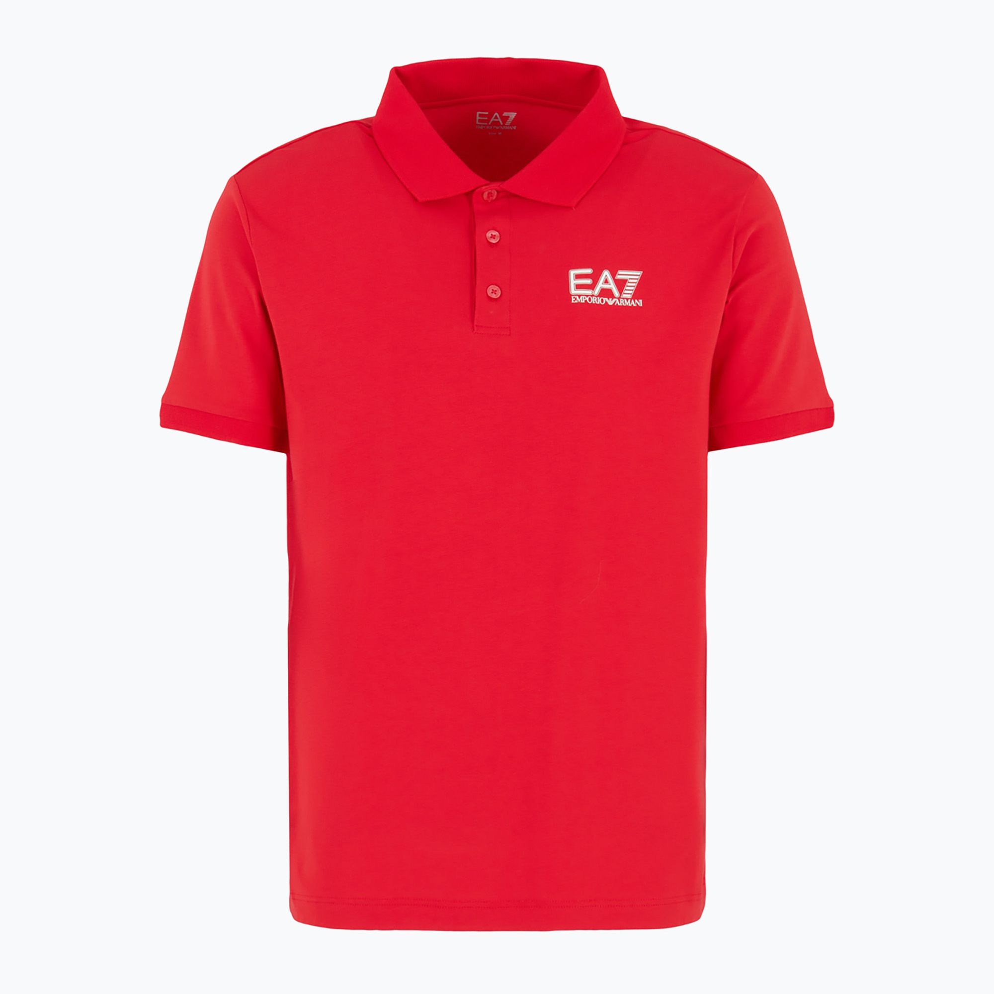 Koszulka męska EA7 Emporio Armani Train Visibility Polo salsa 