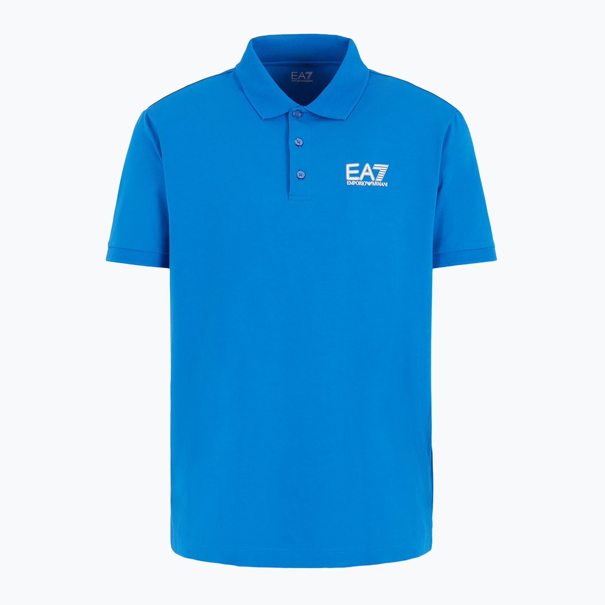 Koszulka męska EA7 Emporio Armani Train Visibility Polo lapis blue 
