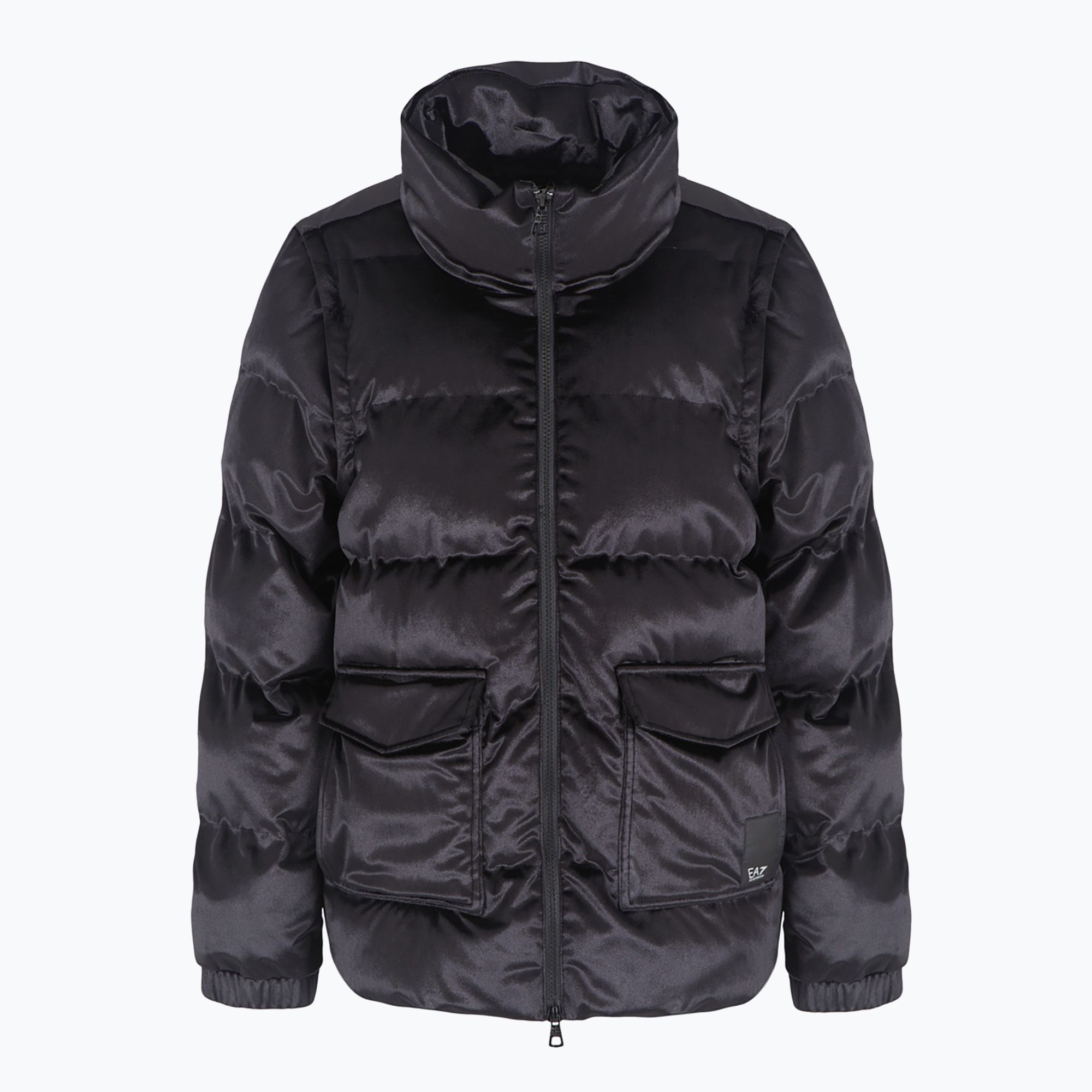 Kurtka damska EA7 Emporio Armani Train Athletic Velour Extra Padded black 