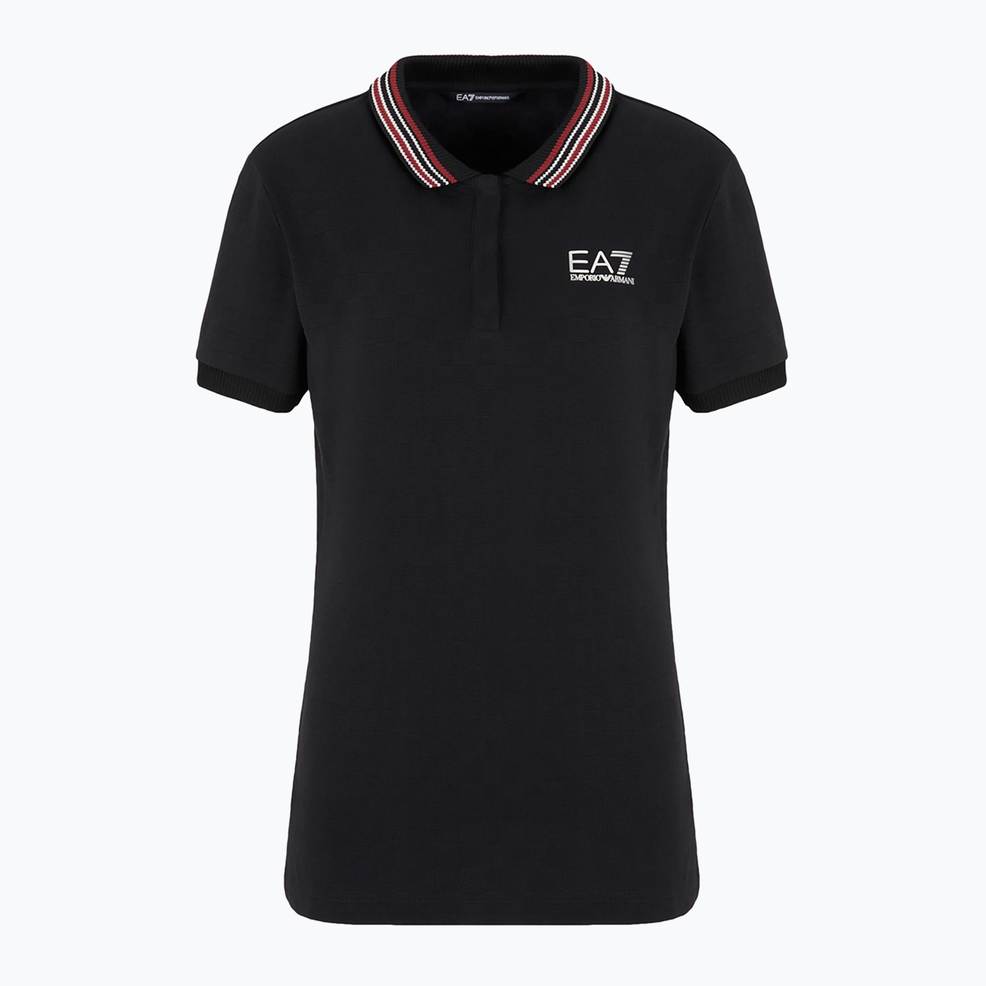 Koszulka damska EA7 Emporio Armani Golf Pro Polo Damier black 