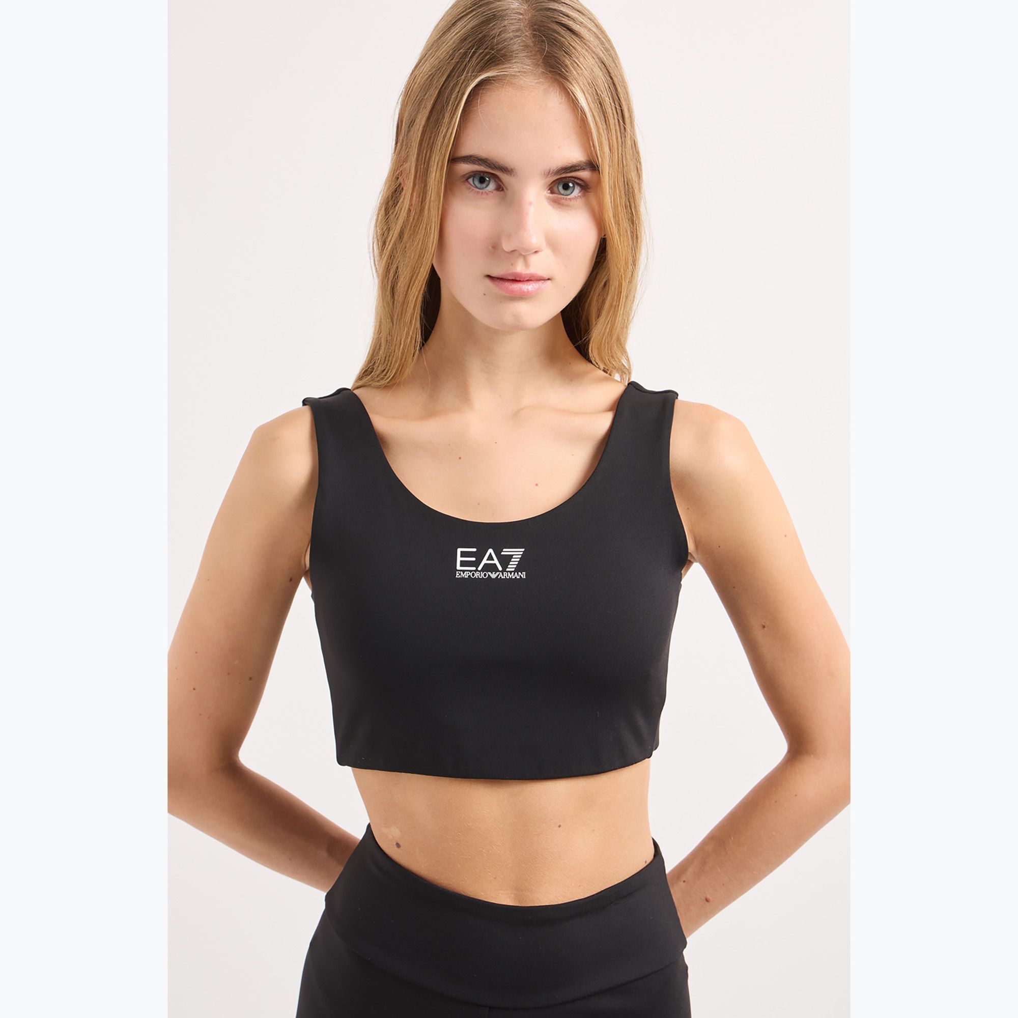 Biustonosz EA7 Emporio Armani Vigor7 Light Support black 