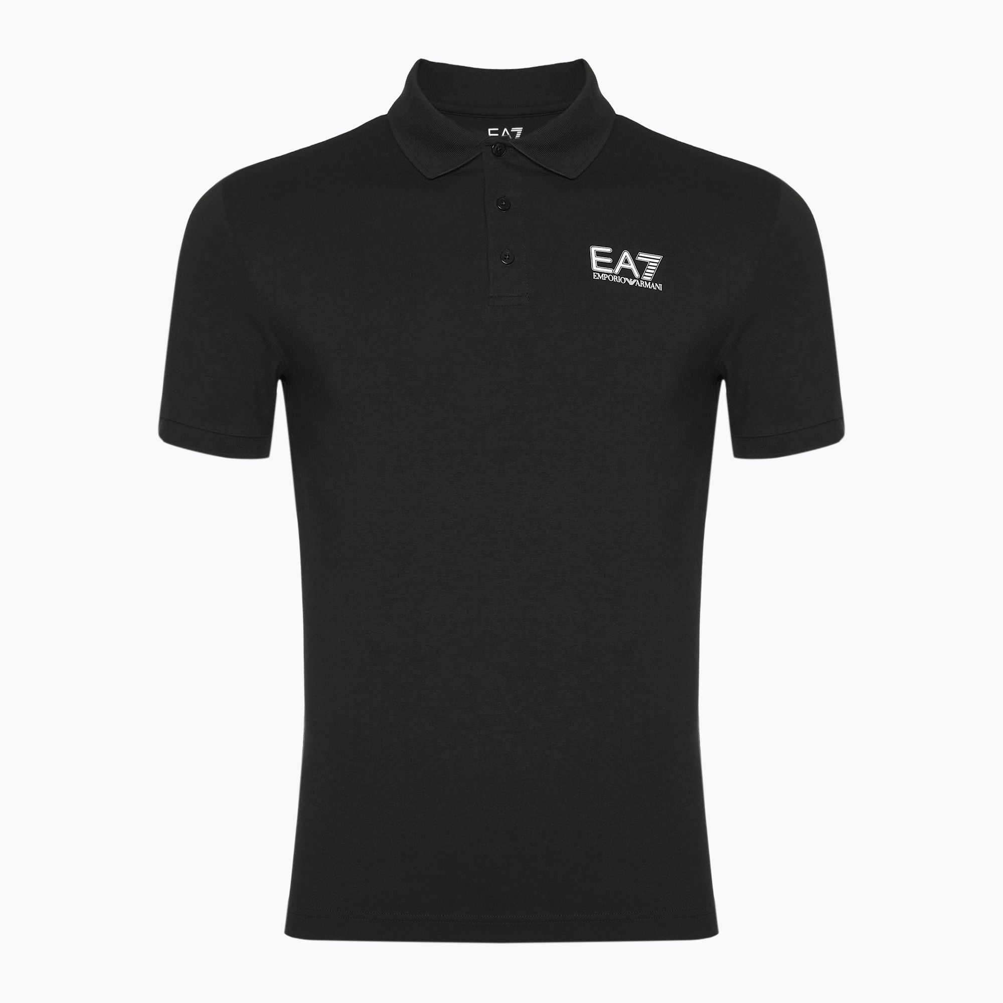 Koszulka męska EA7 Emporio Armani Train Visibility Polo black 