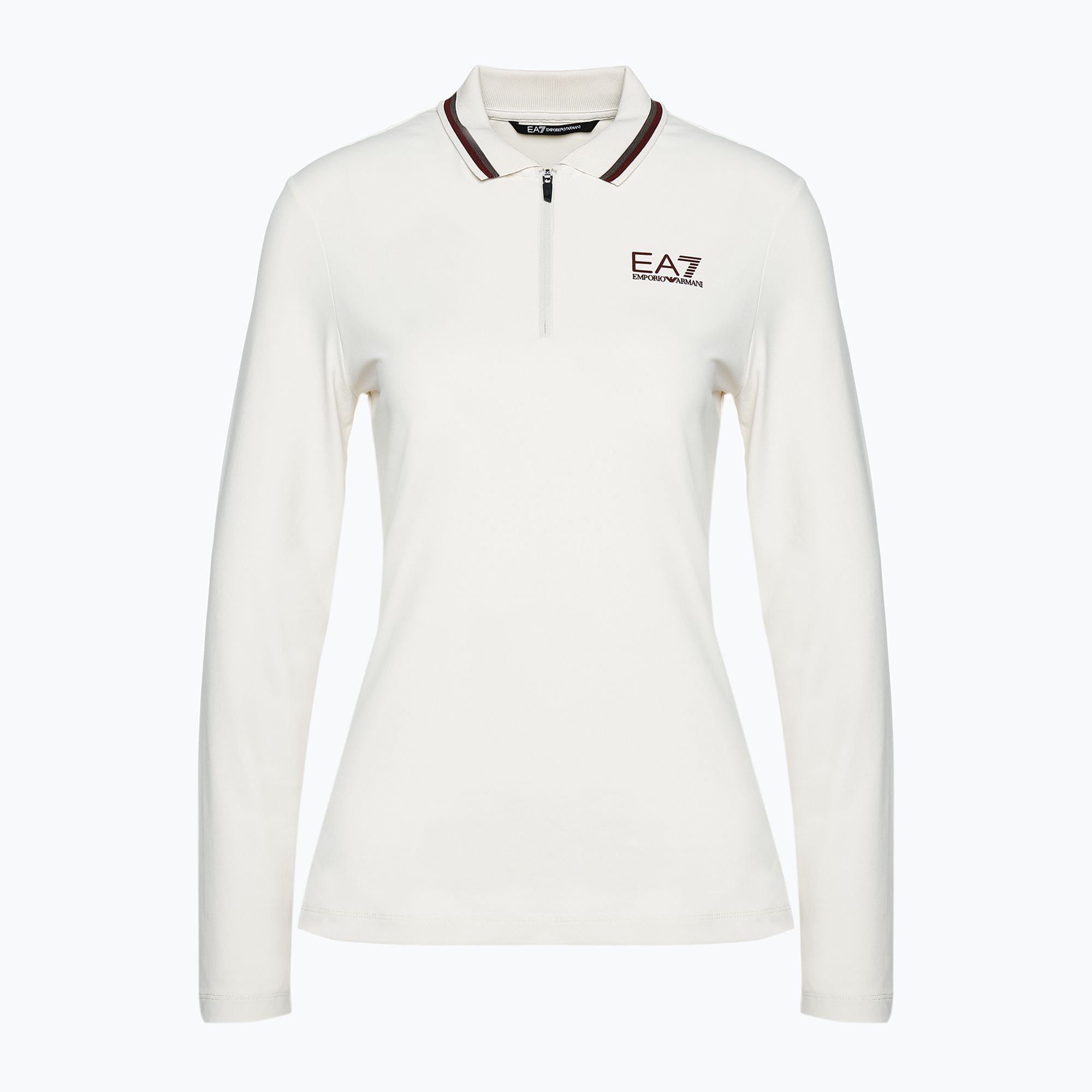 Longsleeve damski EA7 Emporio Armani Golf Pro Polo silver birch 