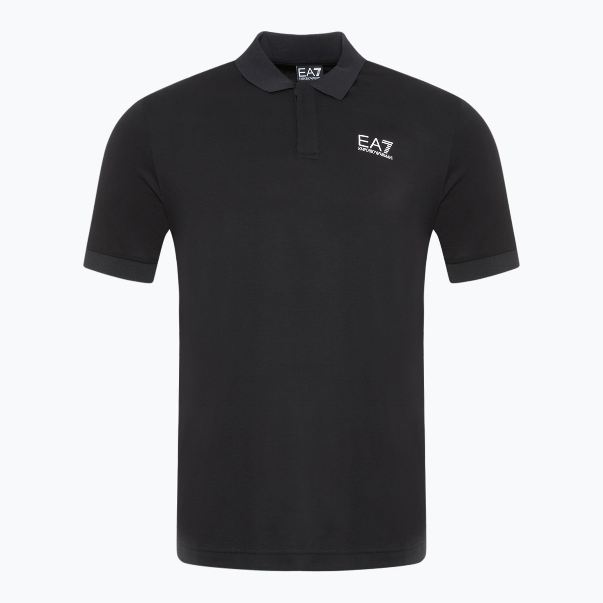 Koszulka męska EA7 Emporio Armani Train 7 Lines Polo black 1200 