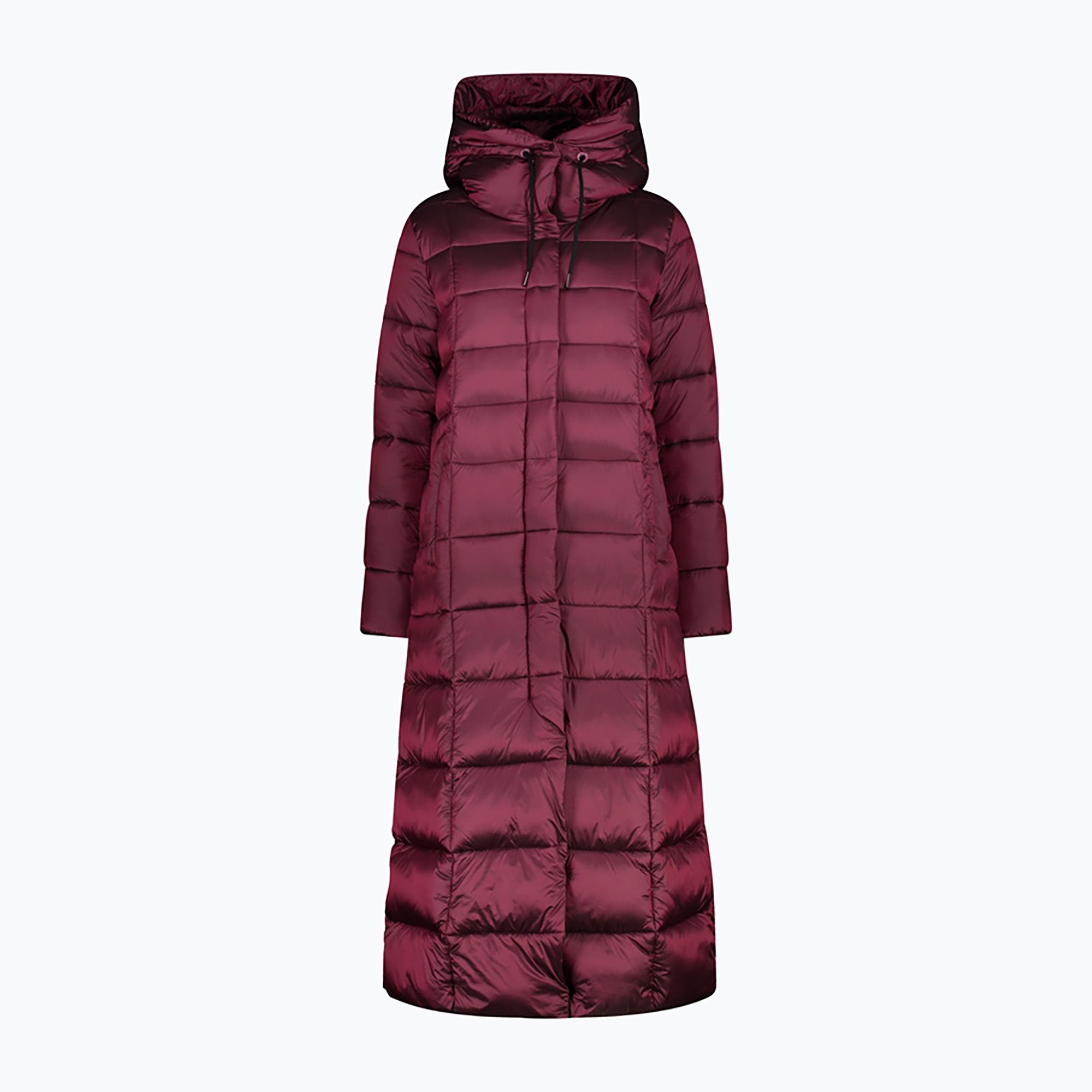 Płaszcz puchowy damski CMP 32K3136 Coat Fix Hood rubino 