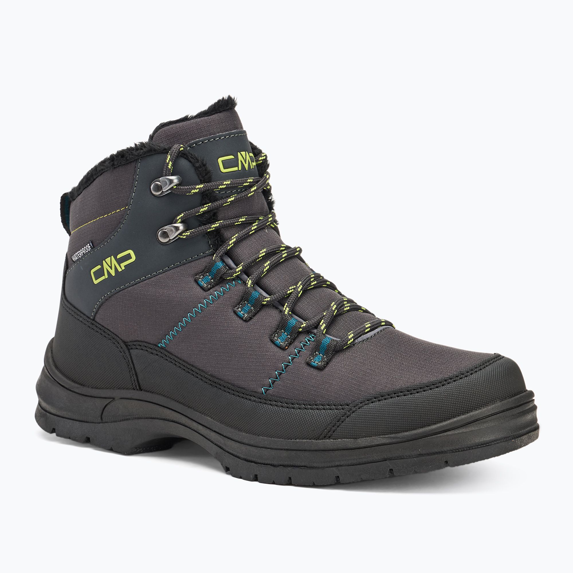 Śniegowce juniorskie CMP Annuuk Snowboots Wp antracite/deep lake 