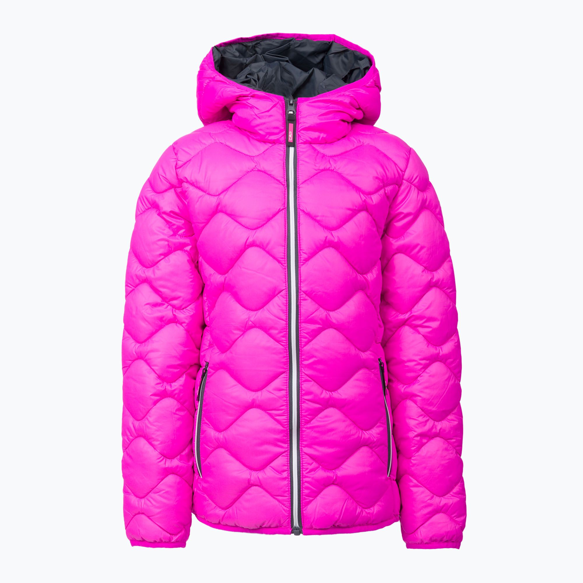 Kurtka dziecięca CMP 32Z1115B G Fix Hood purple fluo 