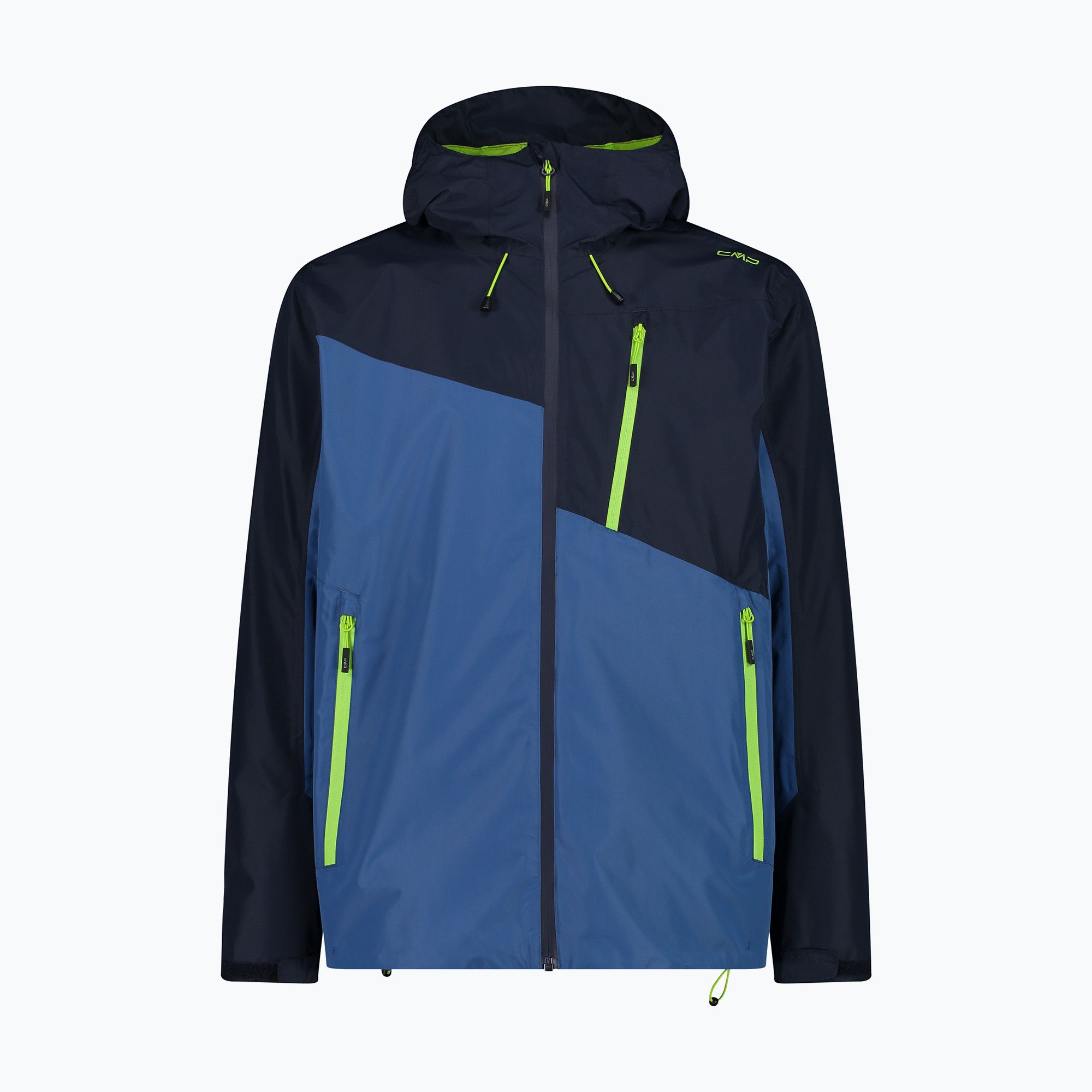 Kurtka przeciwdeszczowa męska CMP 33Z5047 Fix Hood dusty blue 