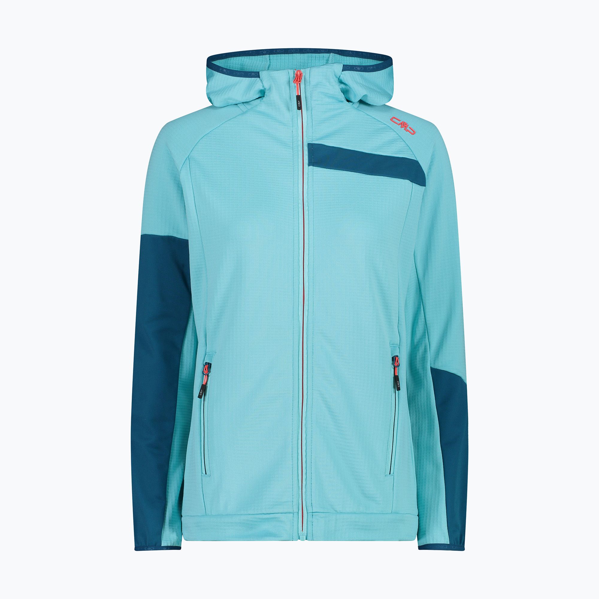 Bluza damska CMP 33G6126 Fix Hood acqua 