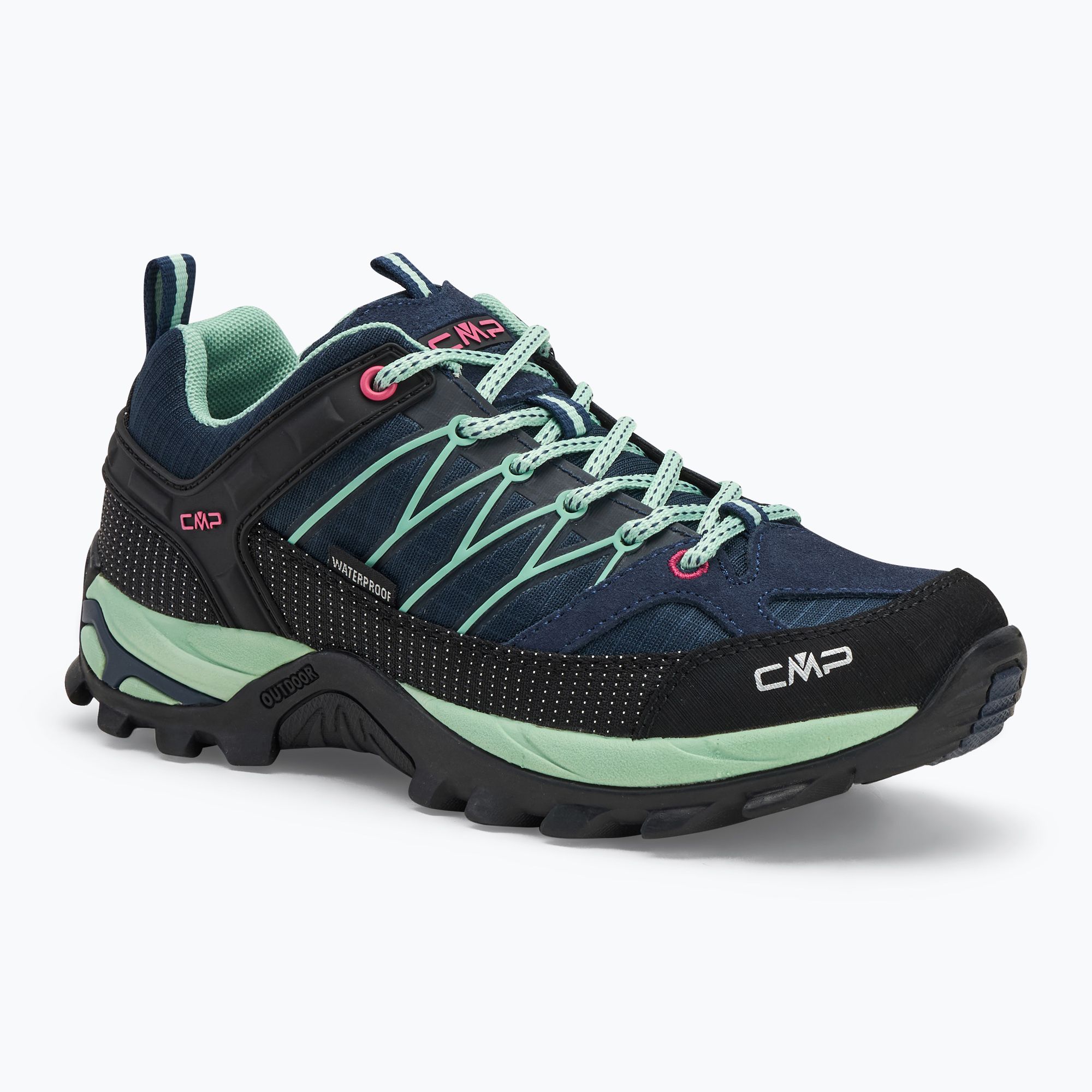 Buty trekkingowe damskie CMP Rigel Low Wp blue/acqua 