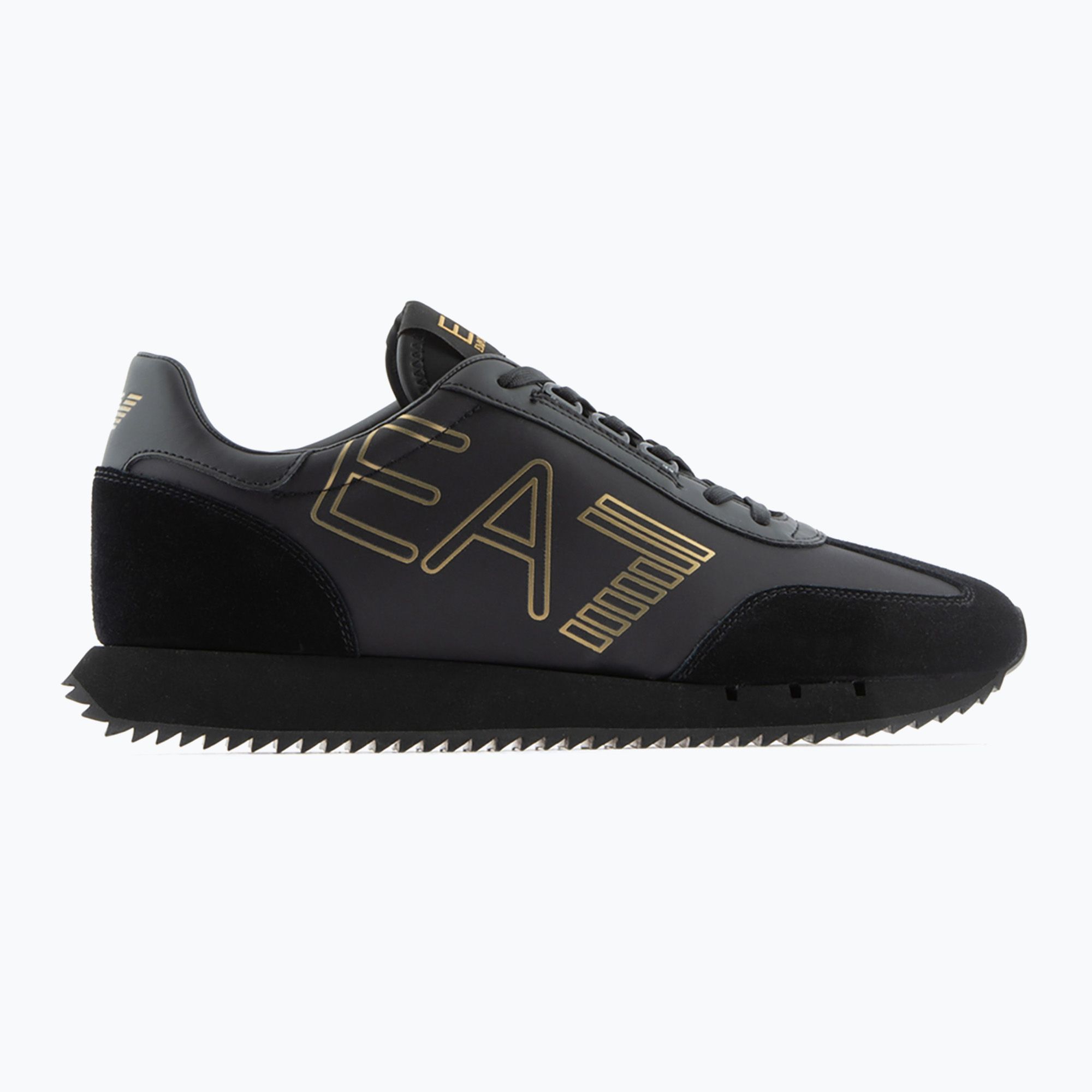 Buty EA7 Emporio Armani Black & White Vintage triple black/gold 