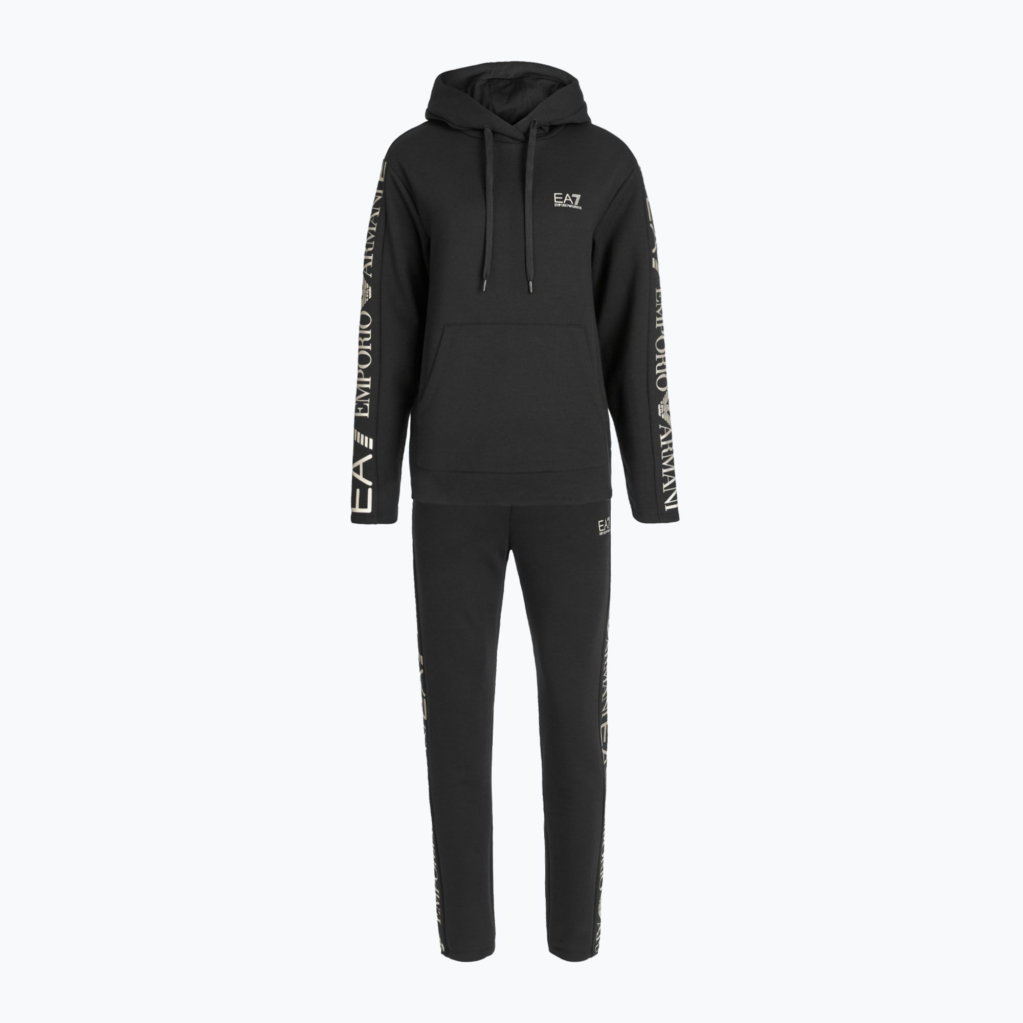 Dres damski EA7 Emporio Armani Train Tracksuit HO black/gold 