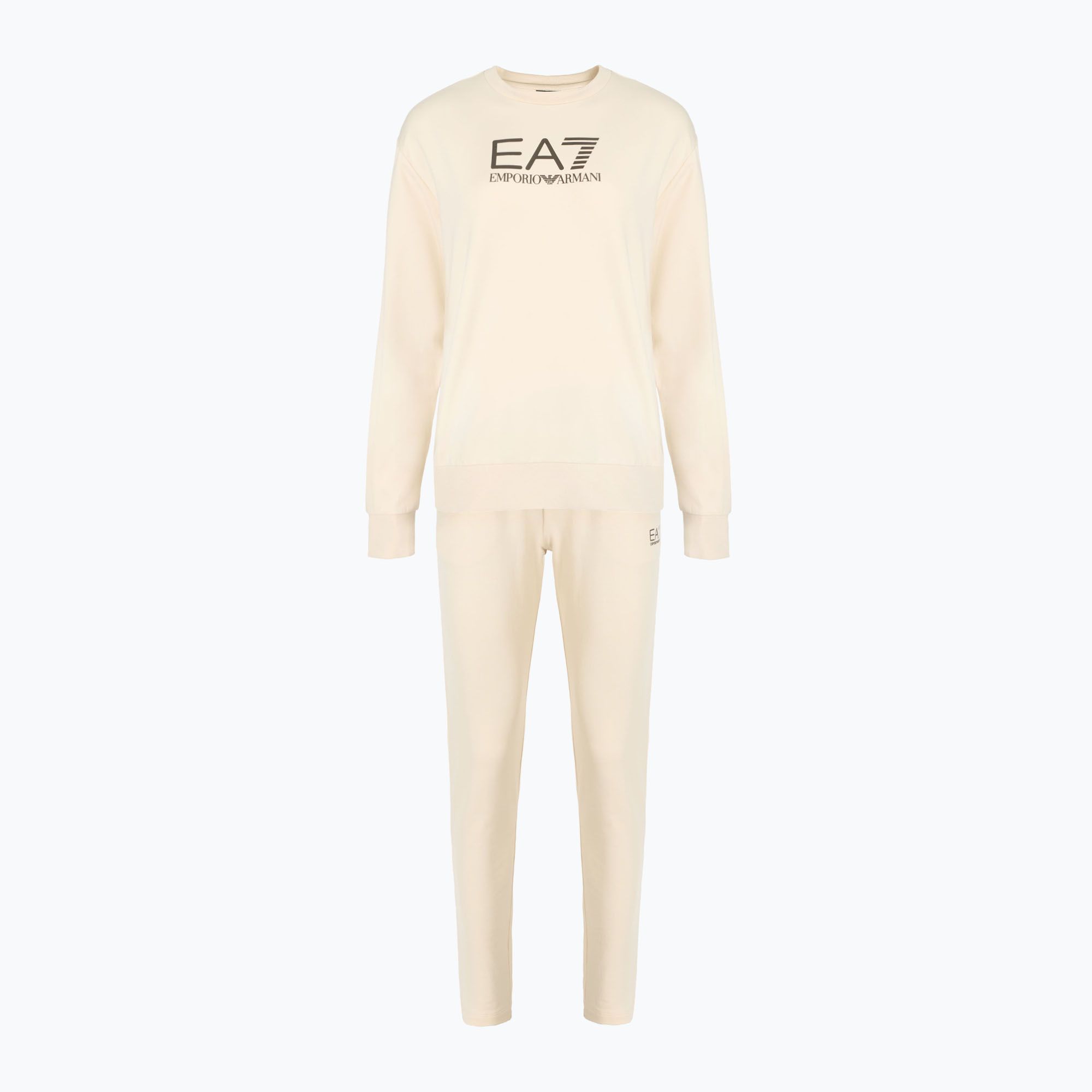Dres damski EA7 Emporio Armani Train Tracksuit MaxiLogo almond milk 