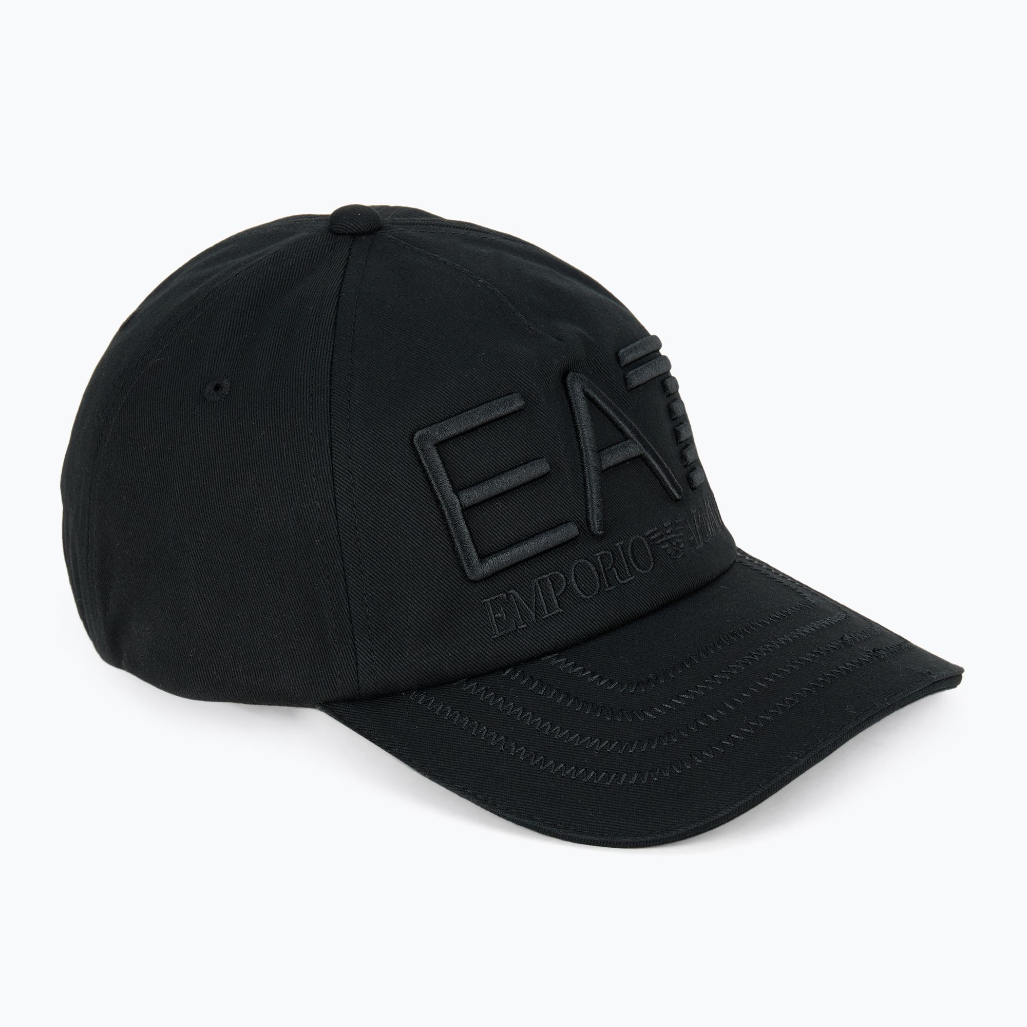 Czapka z daszkiem EA7 Emporio Armani Train Logo Series Embroidered black 