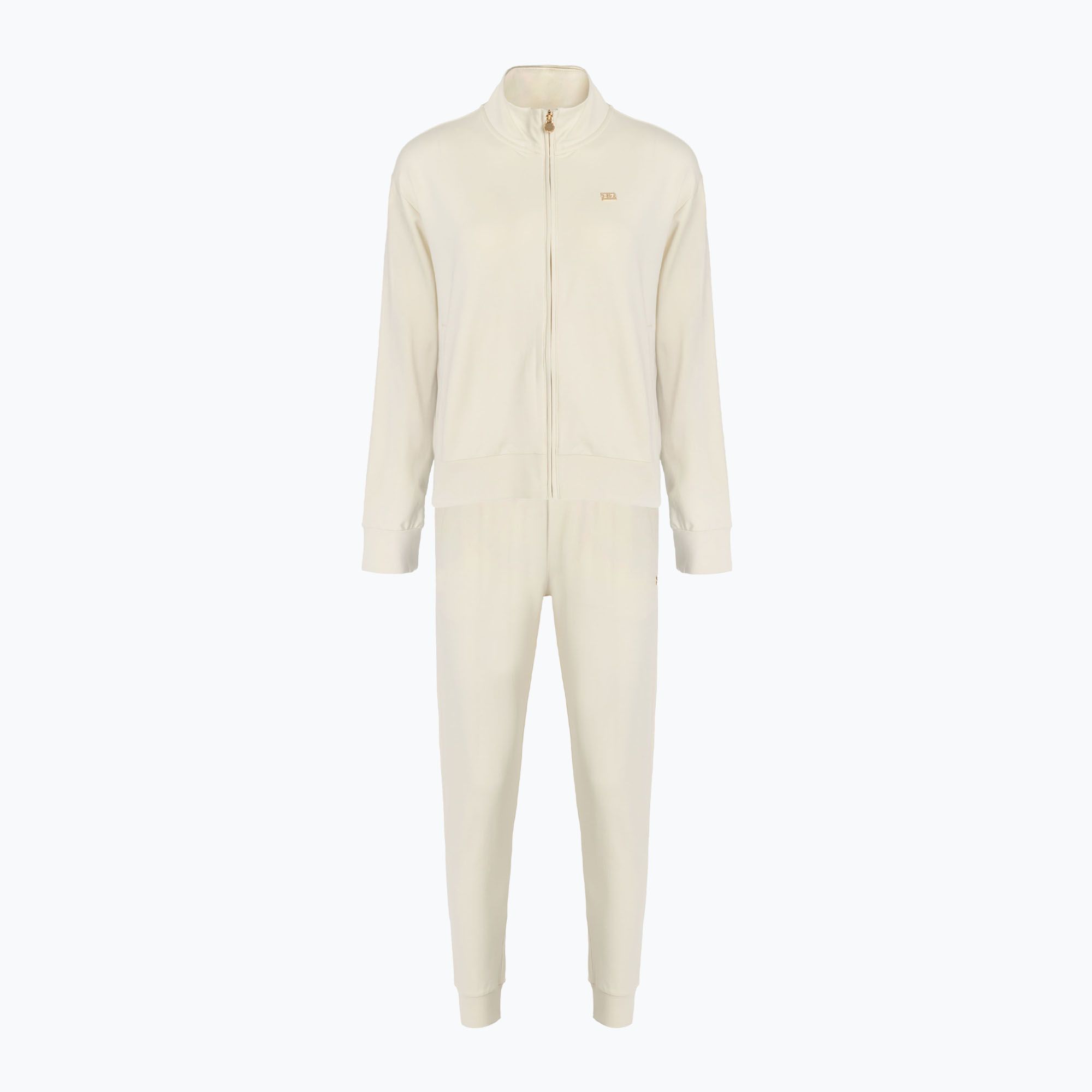Dres damski EA7 Emporio Armani Train Core Lady Tracksuit FZ silver birch 