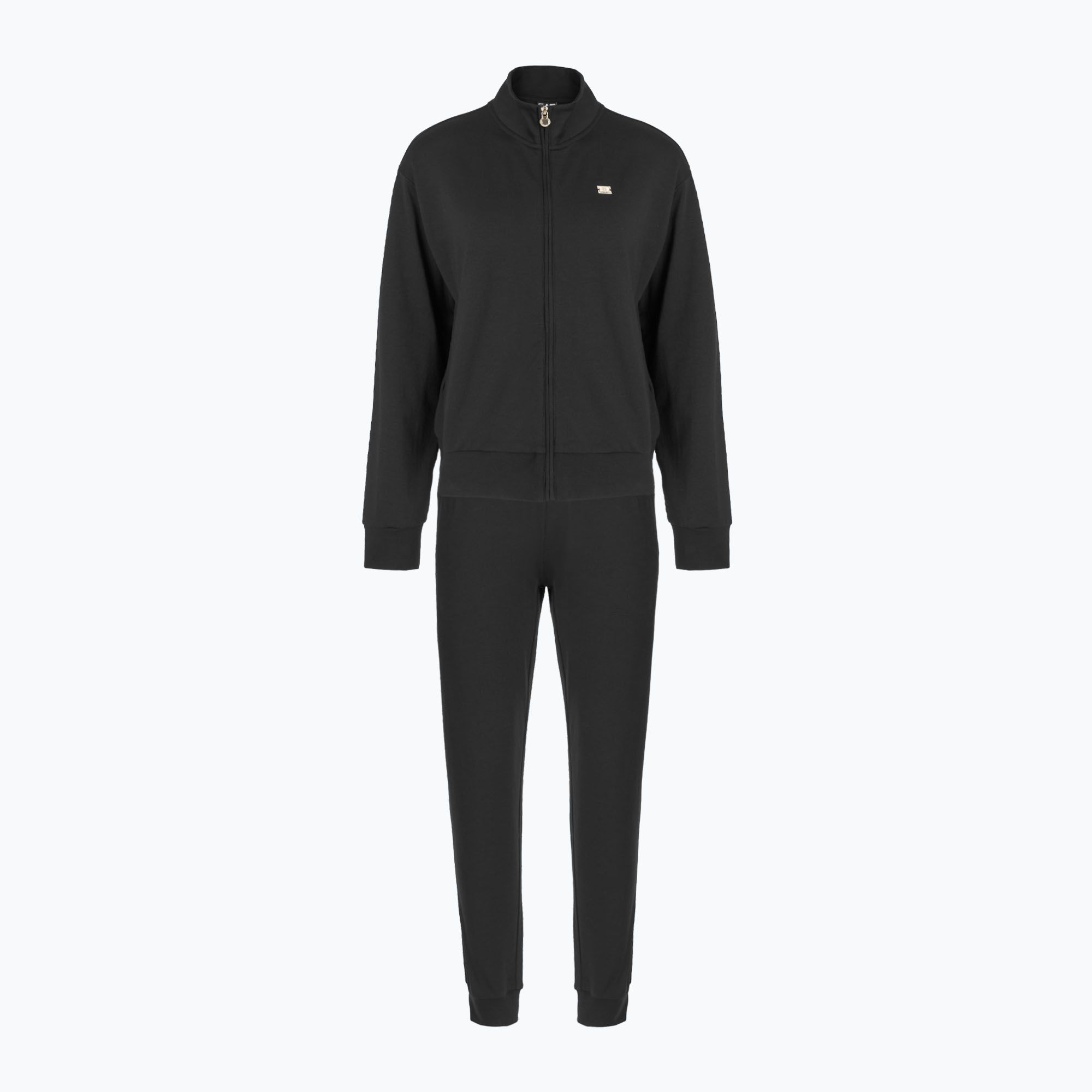 Dres damski EA7 Emporio Armani Train Core Lady Tracksuit FZ black 