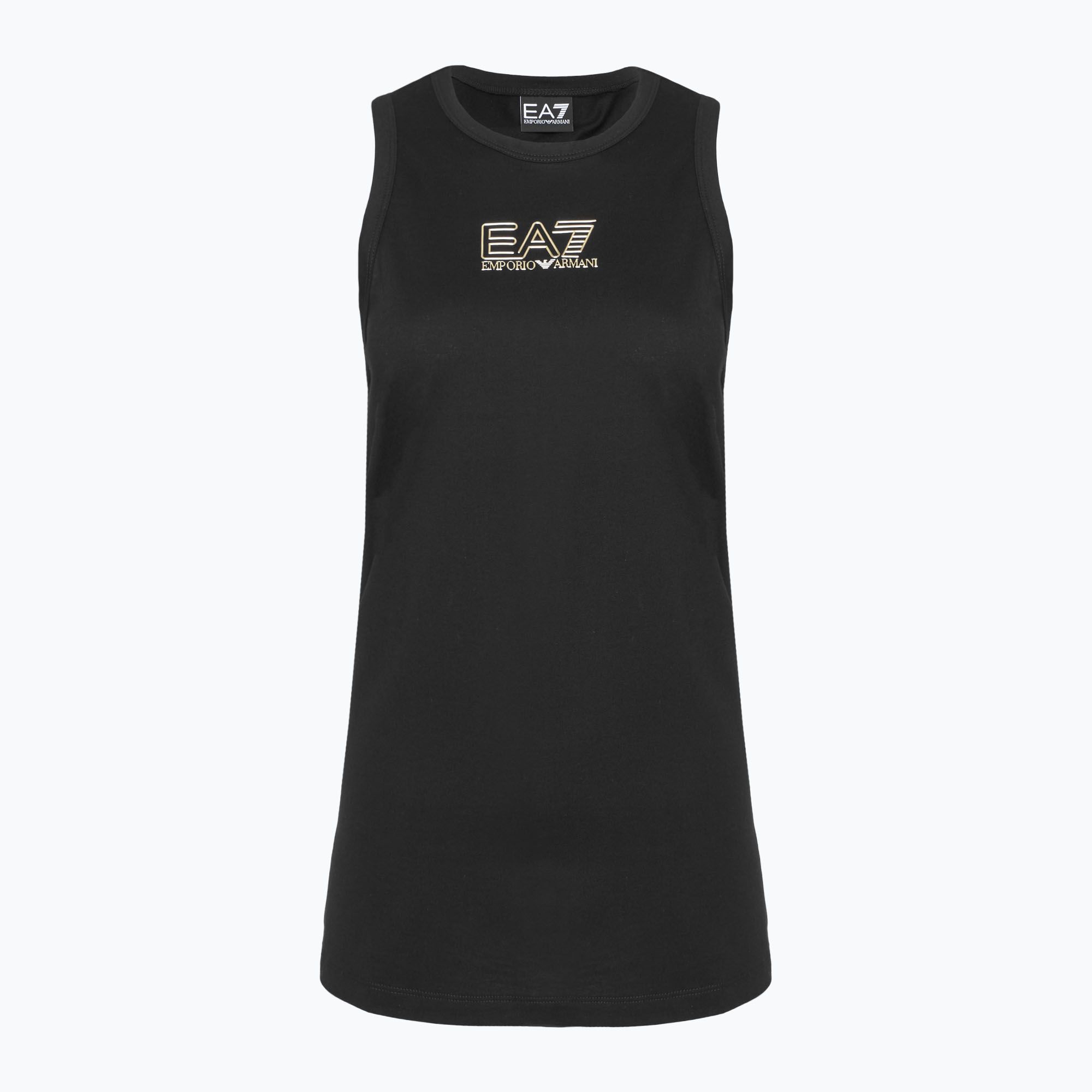 Koszulka damska EA7 Emporio Armani Train Visibility Tank black/gold 
