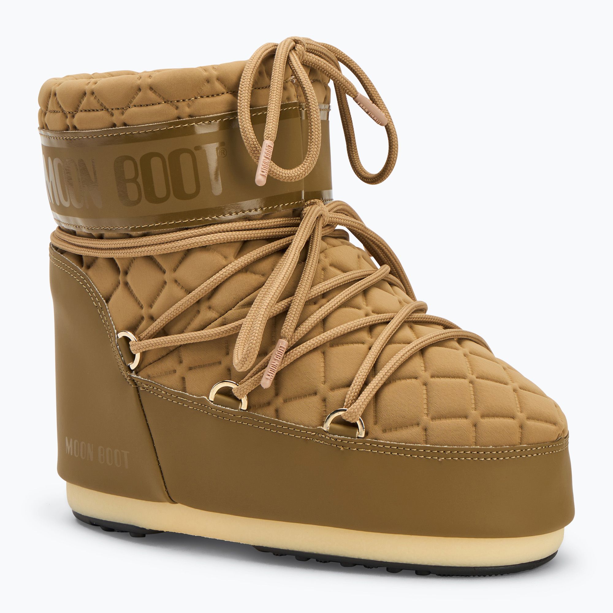 Śniegowce damskie Moon Boot Icon Low Quilt caramel 