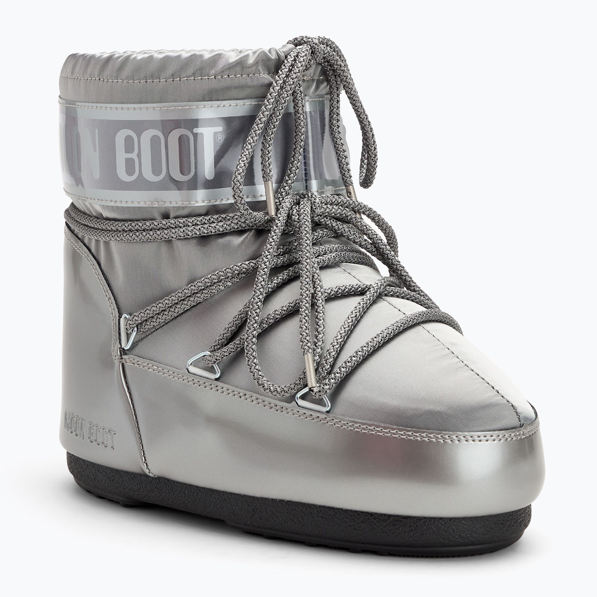 Śniegowce damskie Moon Boot Icon Low Glance silver 