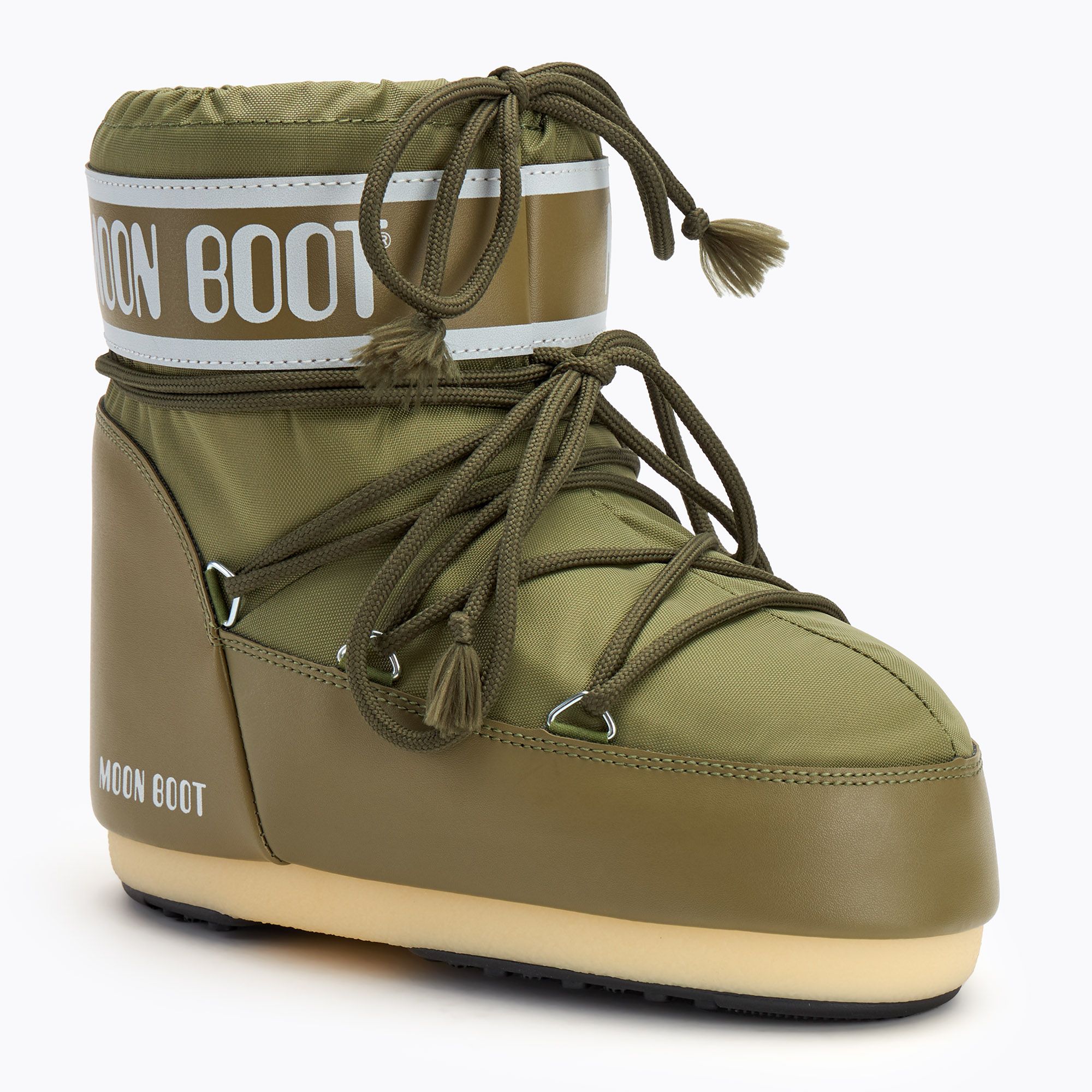 Śniegowce damskie Moon Boot Icon Low Nylon khaki 