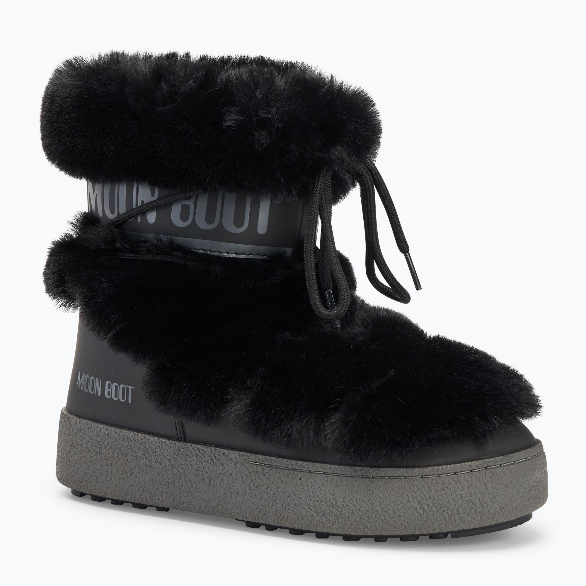 Śniegowce Moon Boot Ltrack Faux Fur Wp black 