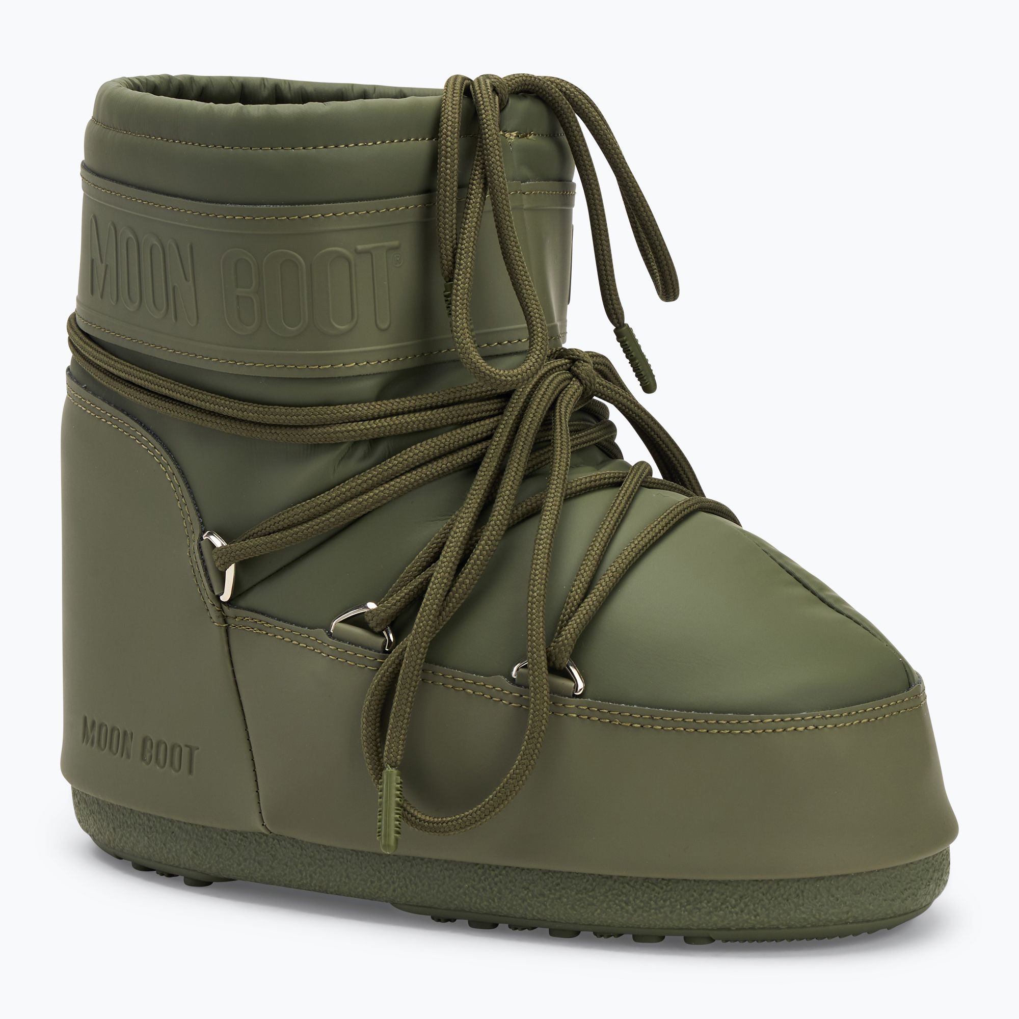 Śniegowce damskie Moon Boot Icon Low Rubber khaki 