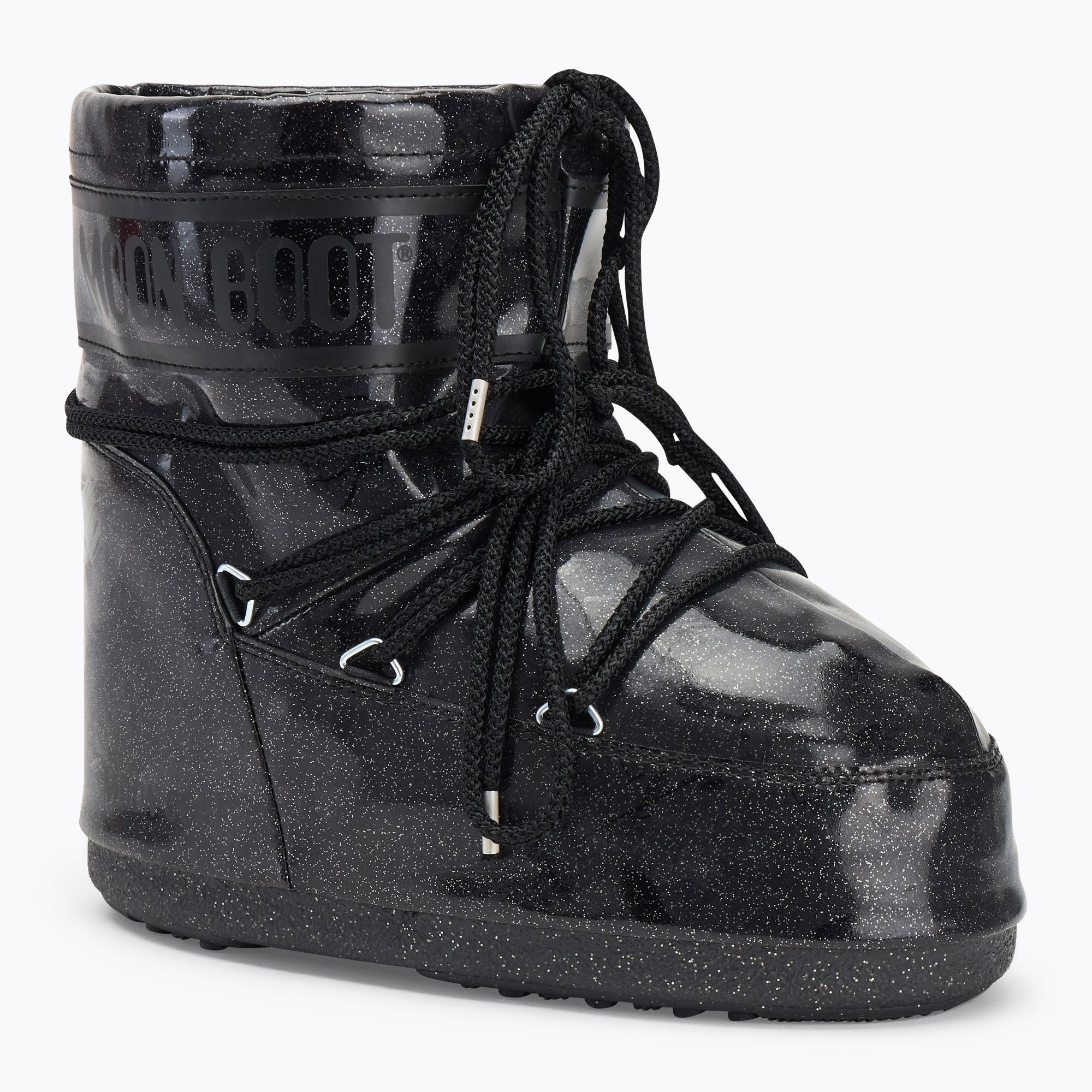 Śniegowce damskie Moon Boot Icon Low Glitter black 