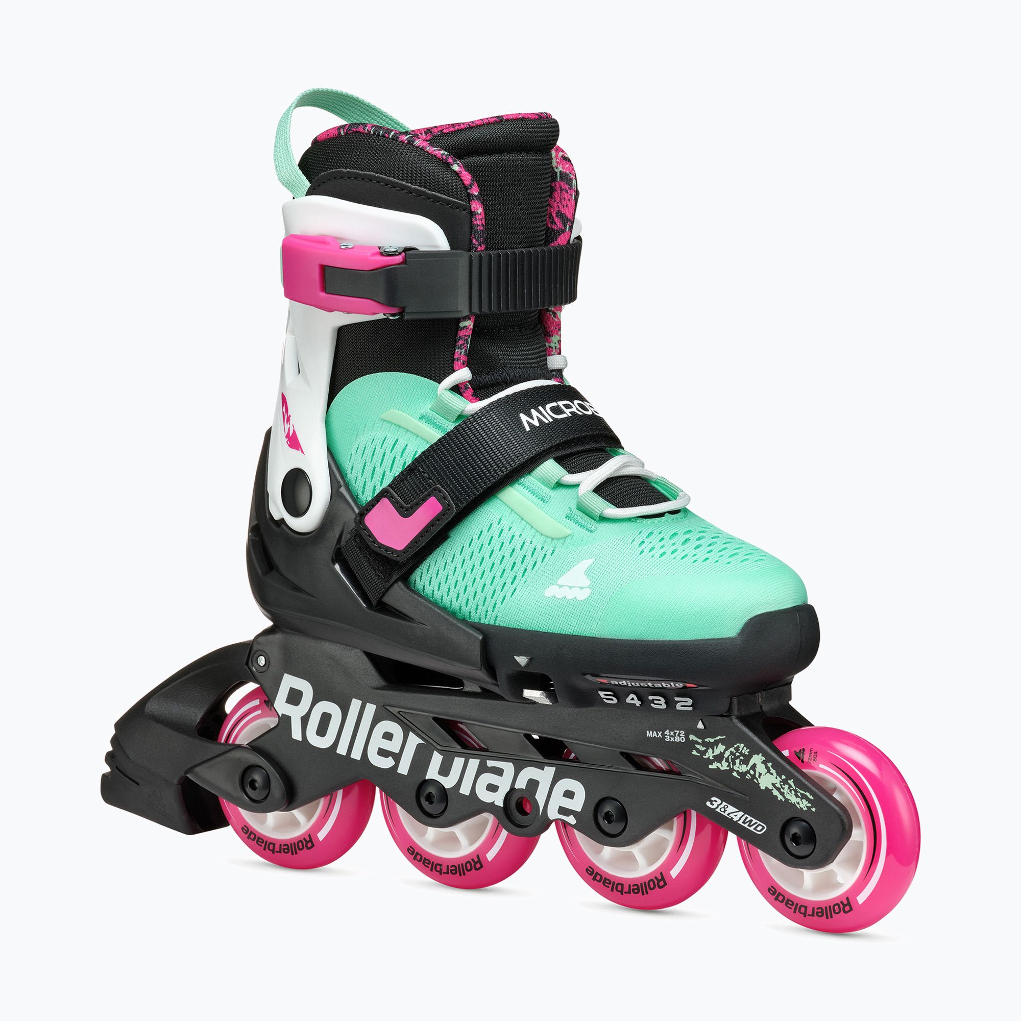 Rolki dziecięce Rollerblade Microblade XT Jr black/sea green 