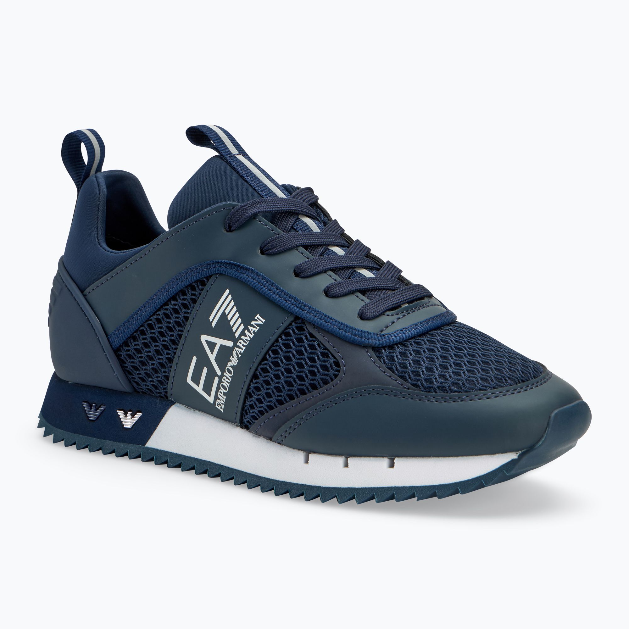 Buty EA7 Emporio Armani Black & White Laces navy/ white 
