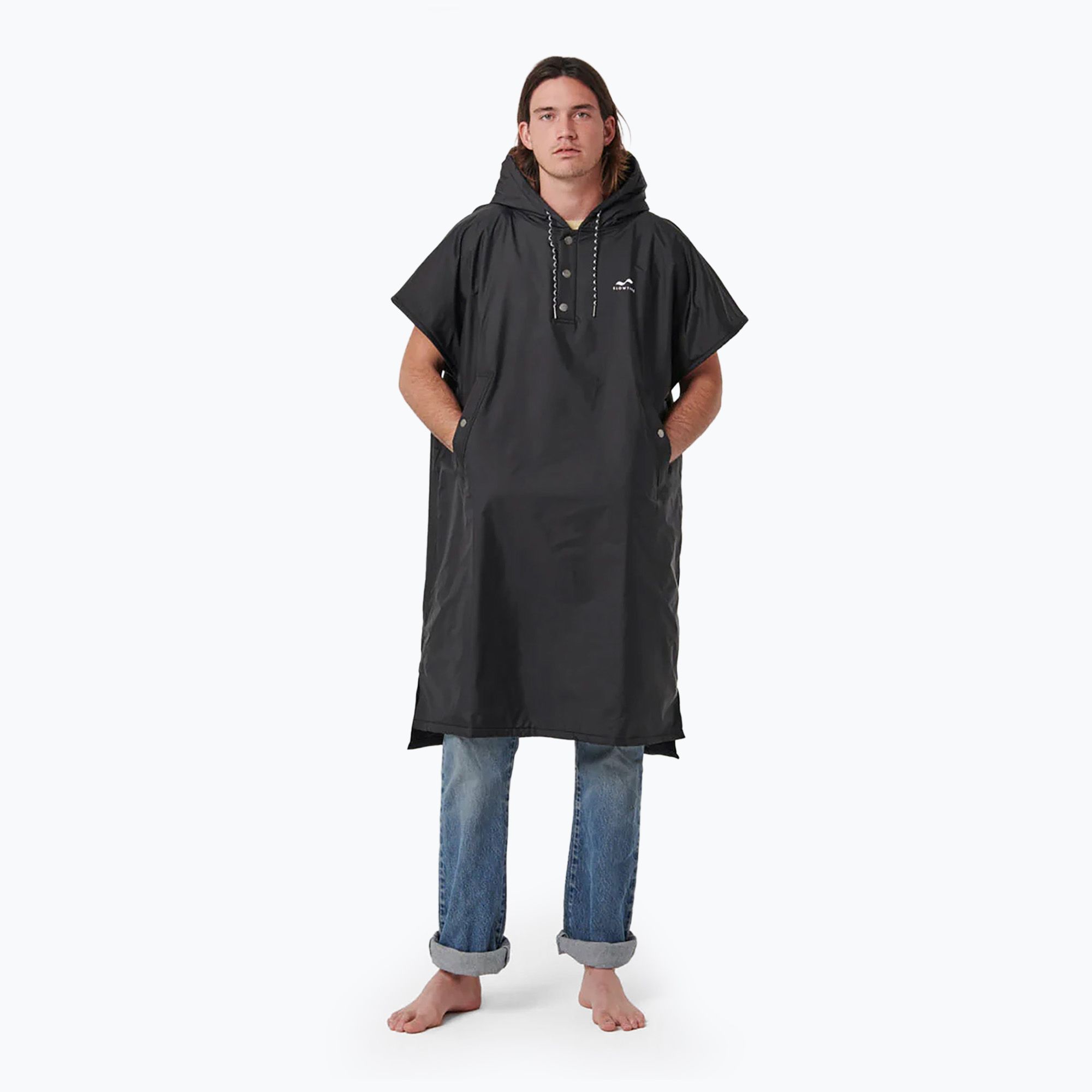 Ponczo przeciwdeszczowe Slowtide Waterproof black 