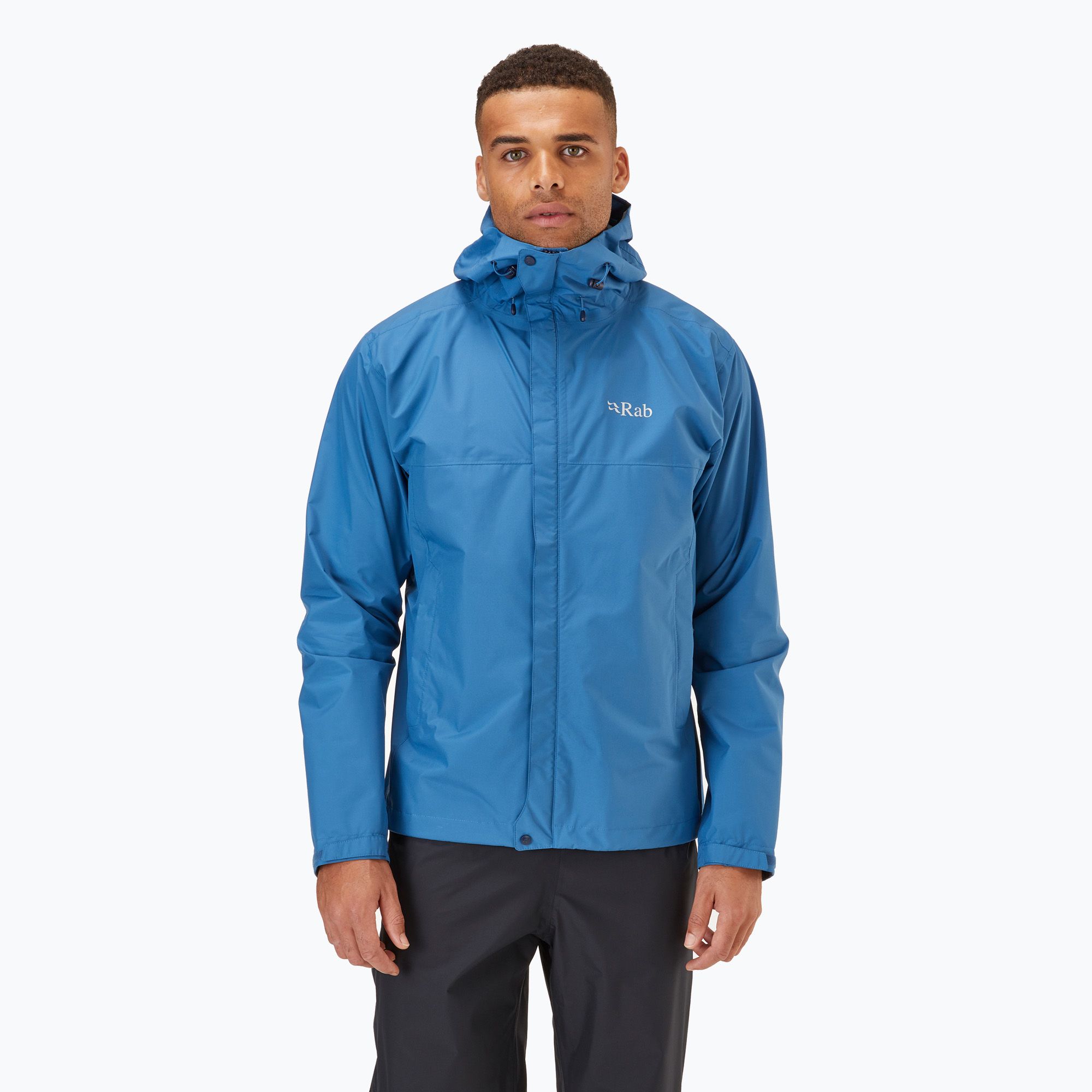 Kurtka przeciwdeszczowa męska Rab Downpour Eco denim 