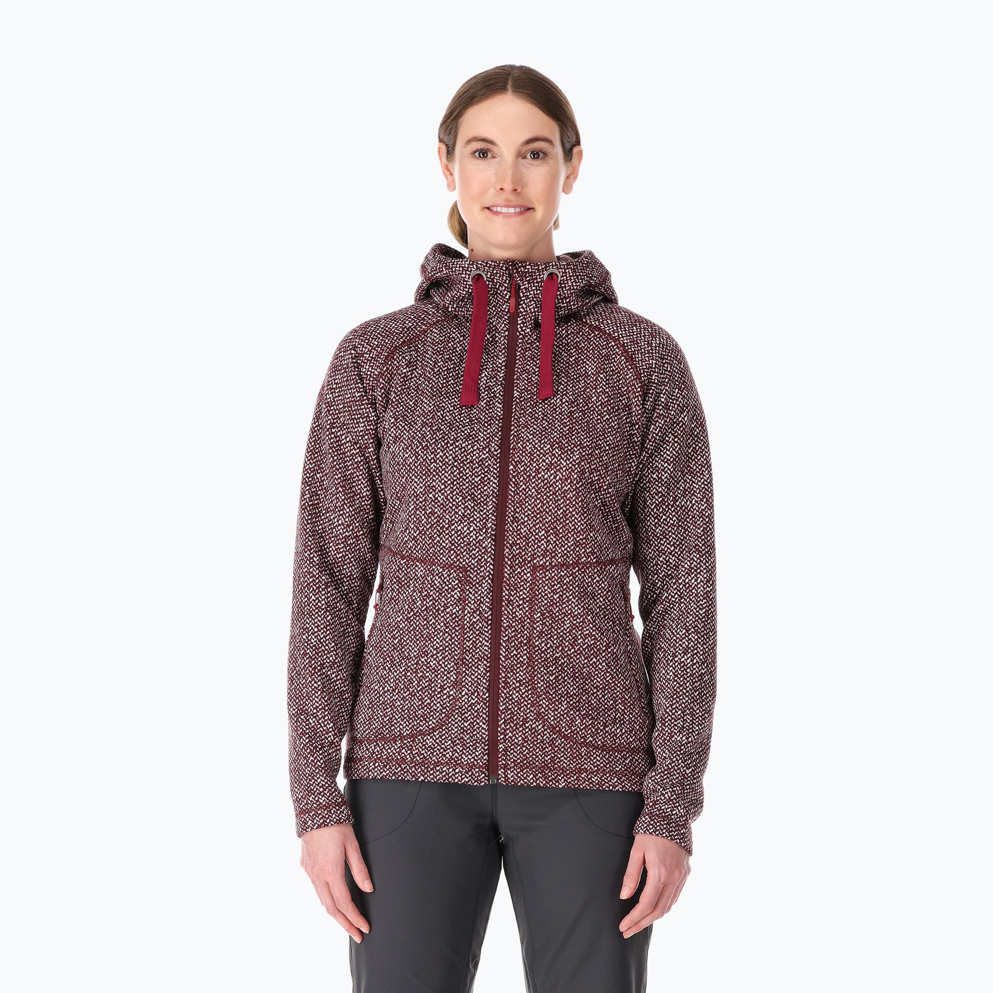 Bluza damska Rab Amy Hoody rioja 