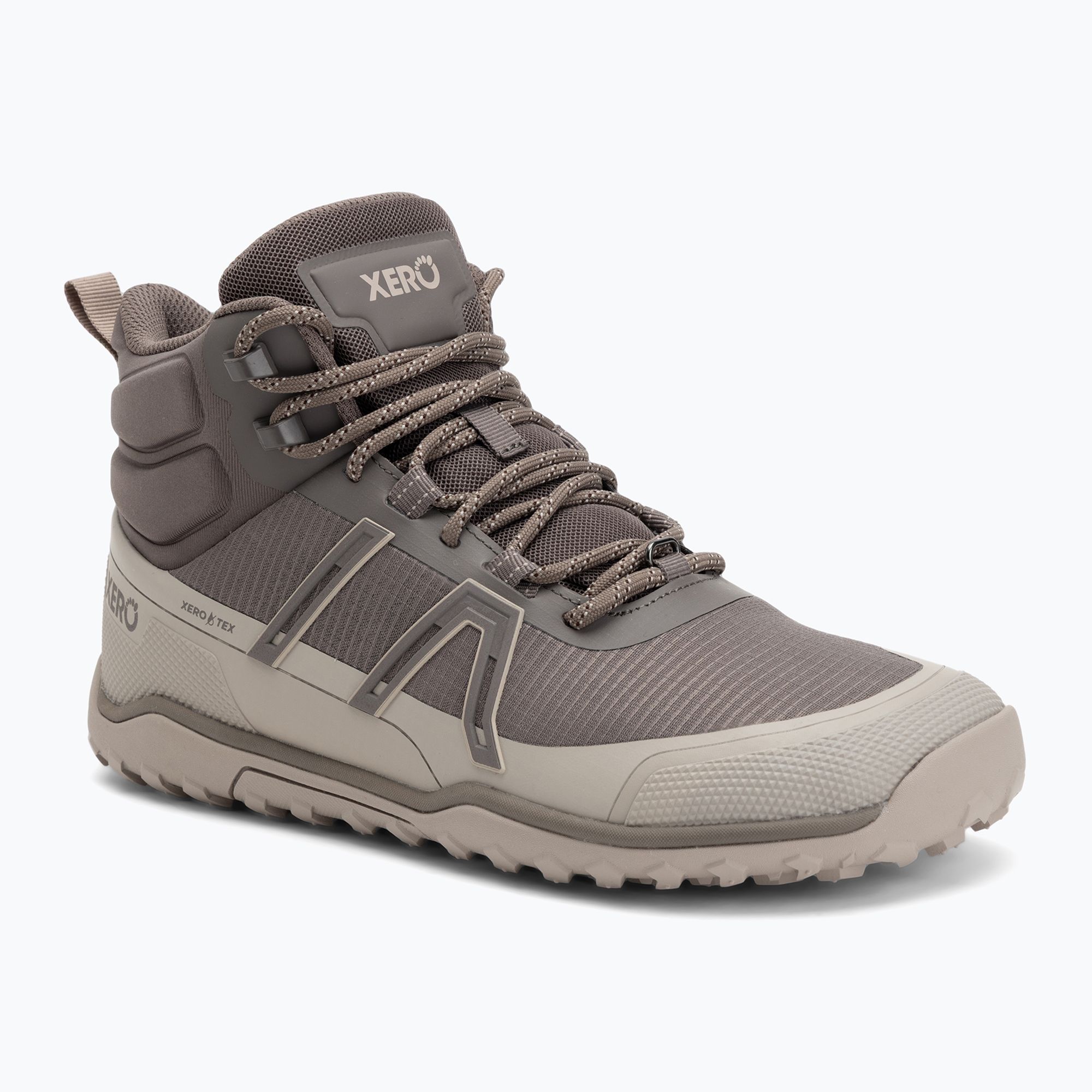 Buty berefoot męskie Xero Shoes Scrambler Trail Mid WP morel/pure/cashmere 