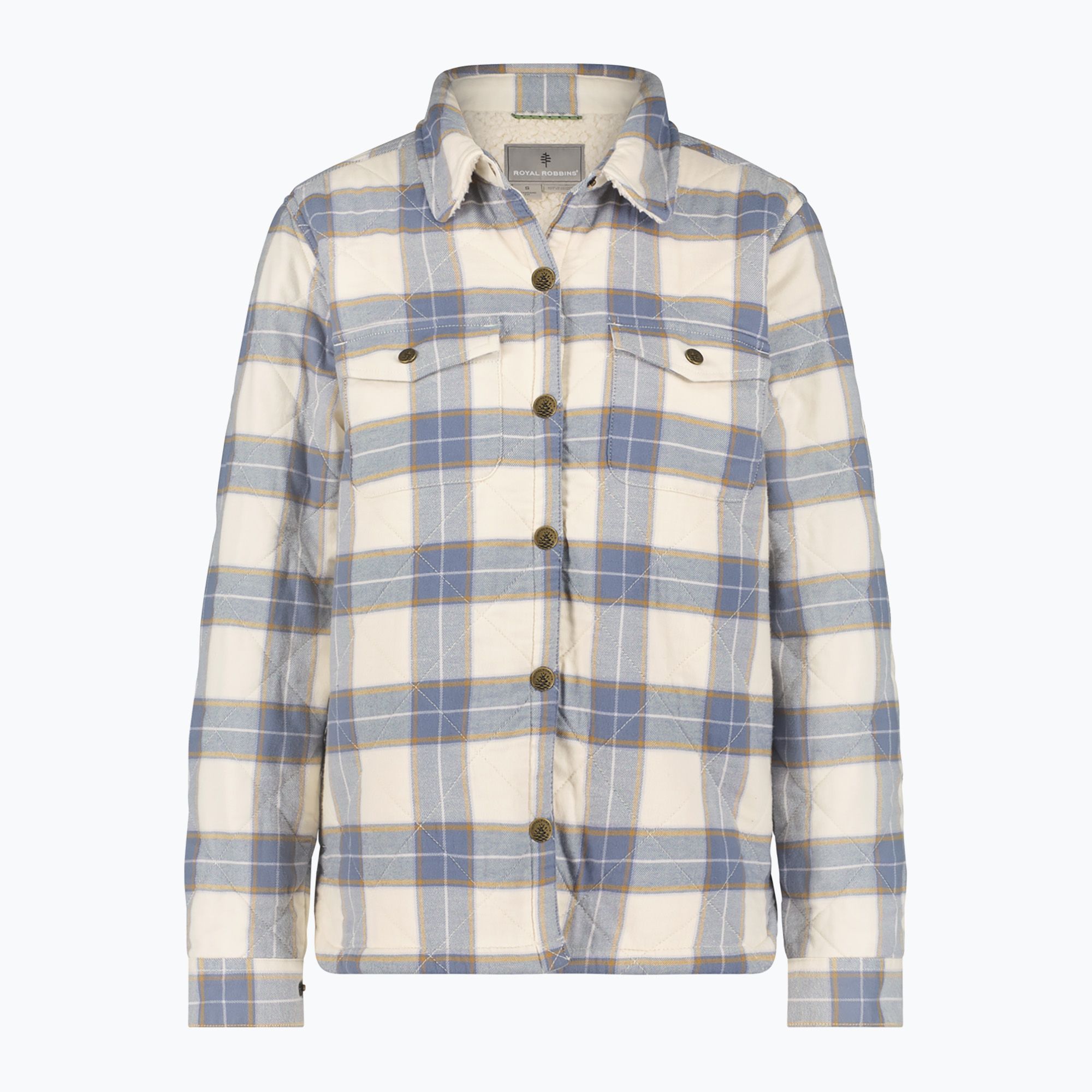 Koszula damska Royal Robbins Snowcap Lined Flannel chalk runyon pld 