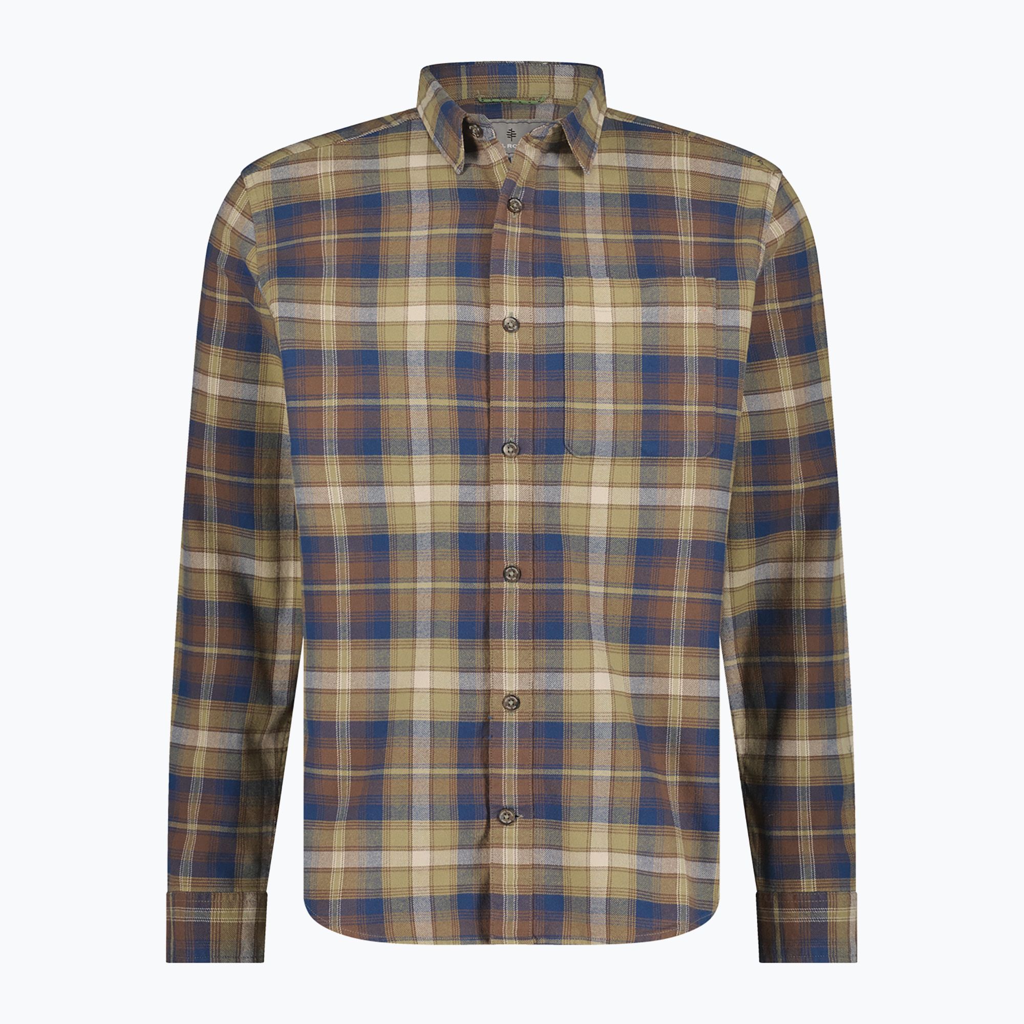 Koszula męska Royal Robbins Lieback Organic Cotton Flannel french roast tahoe pld 