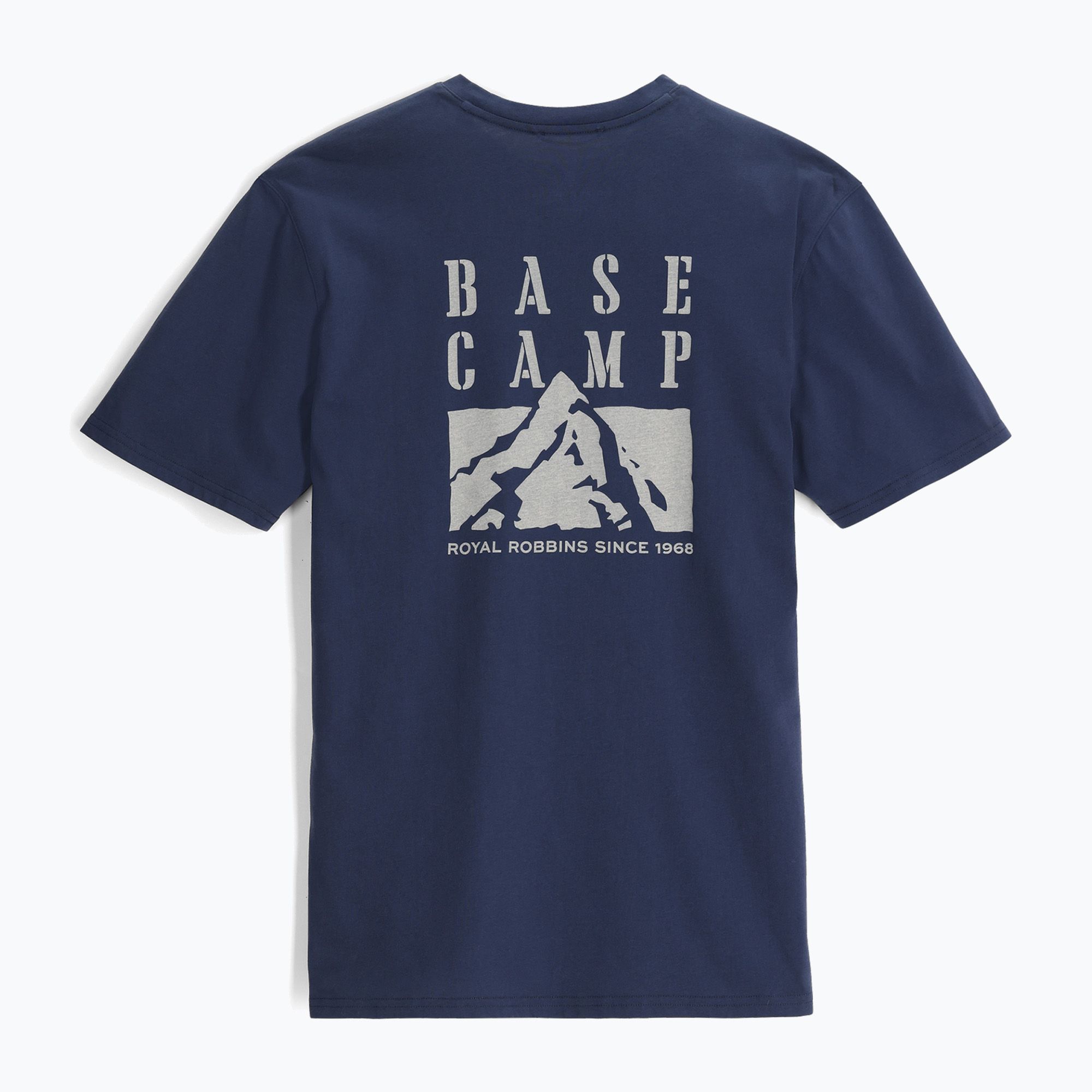 Koszulka męska Royal Robbins RR Graphic navy basecamp pt 