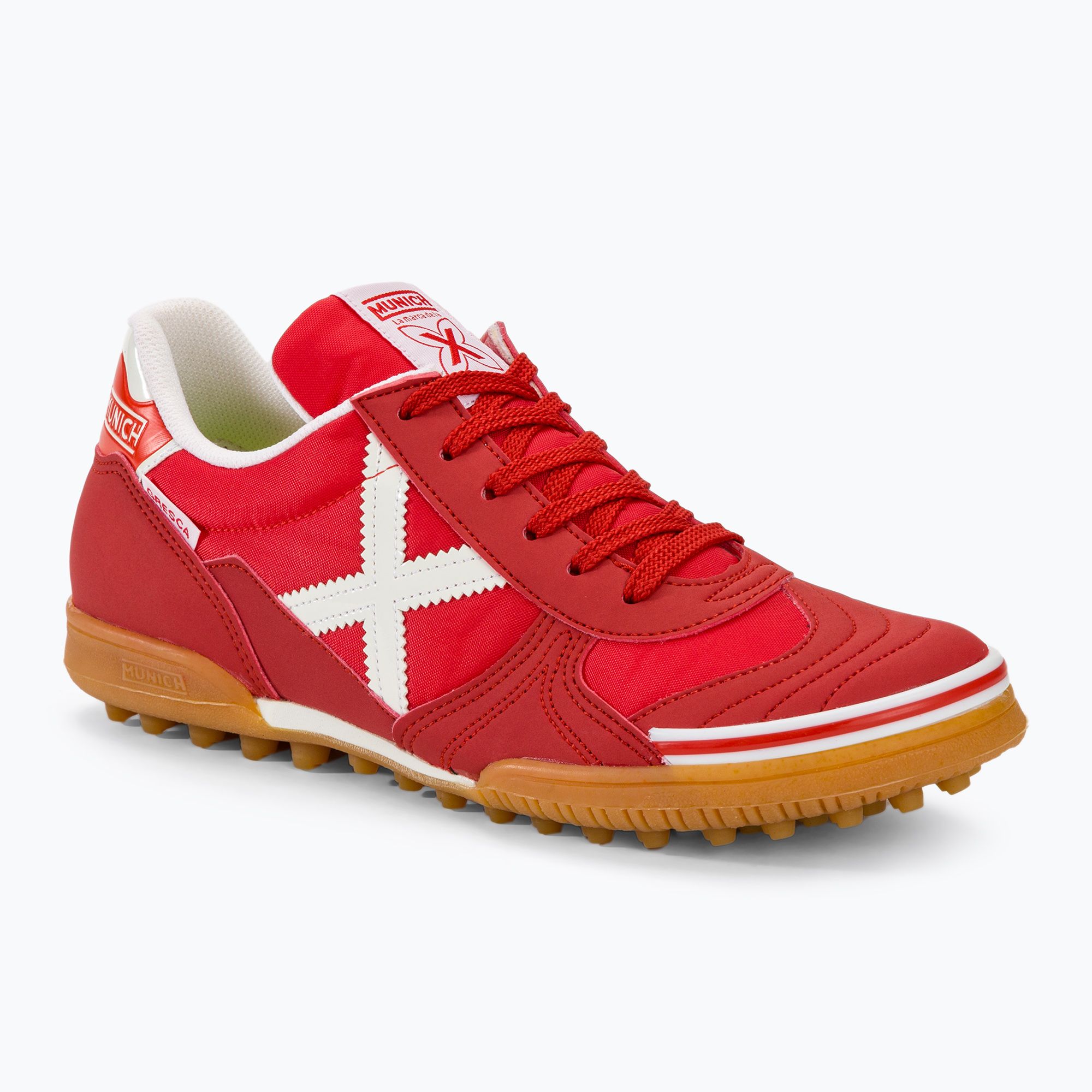 Buty piłkarskie MUNICH Gresca Genius TF rojo 