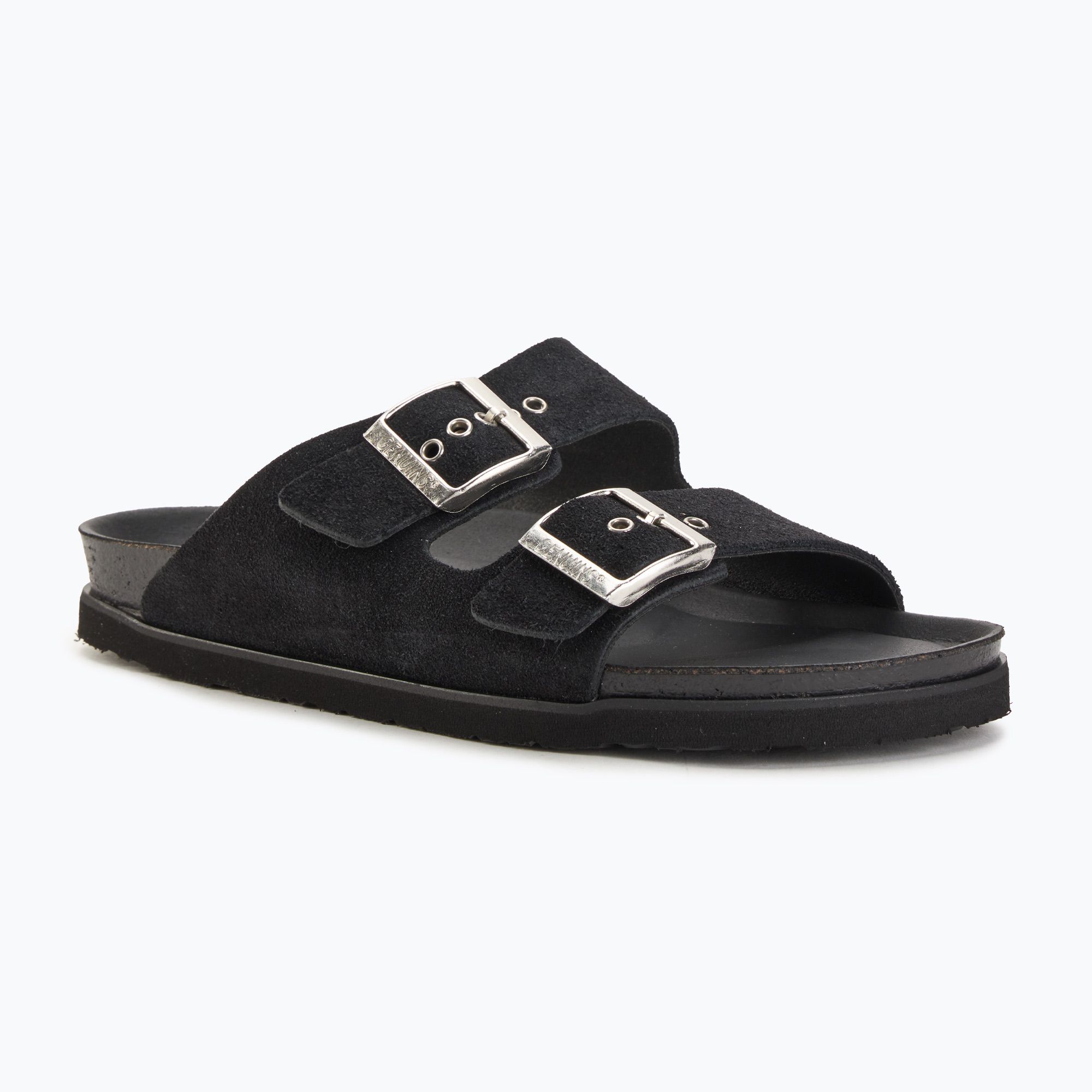 Klapki damskie Genuins Hawaii Velour black 