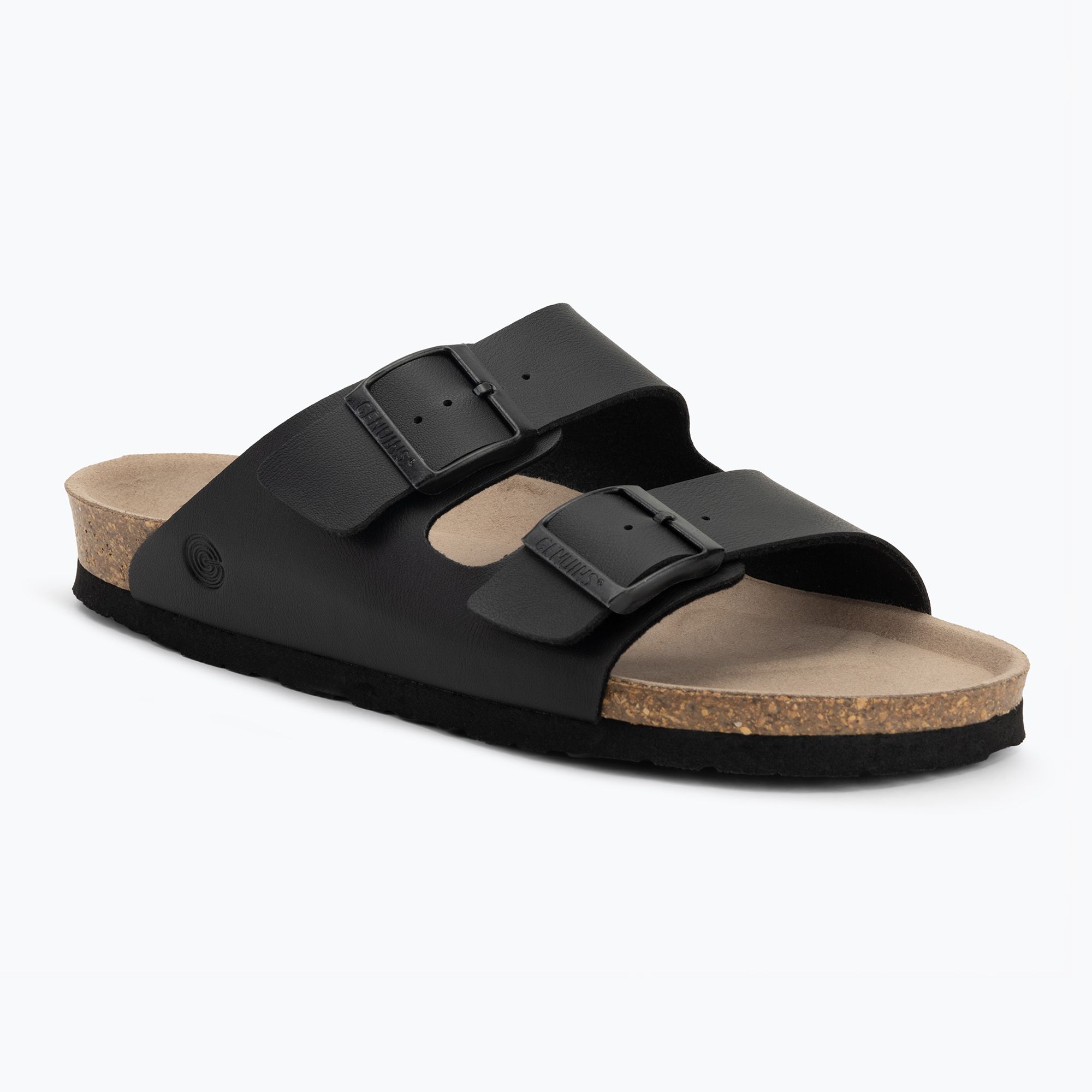 Klapki damskie Genuins Hawaii Vegan black 