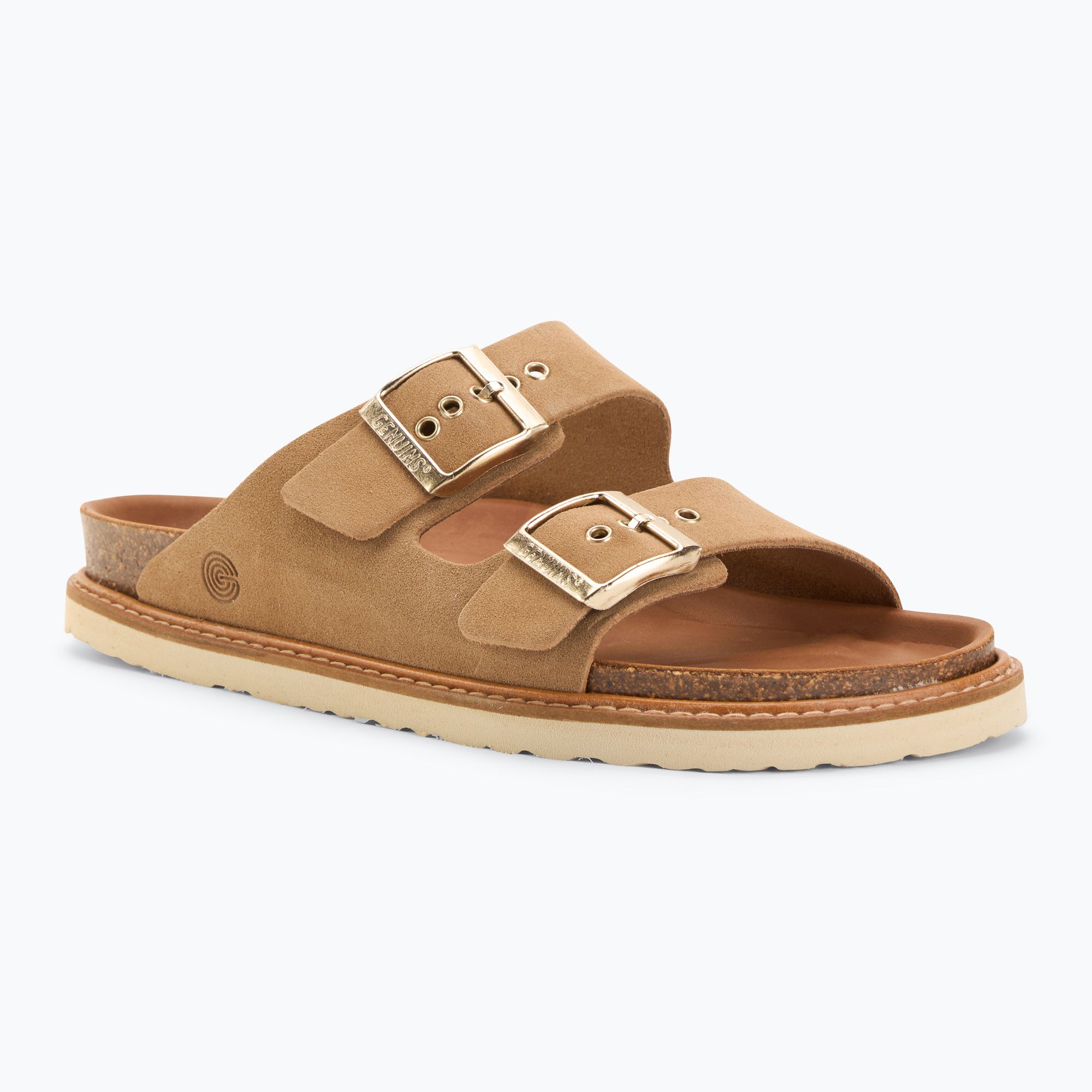 Klapki damskie Genuins Hawaii Velour almond 