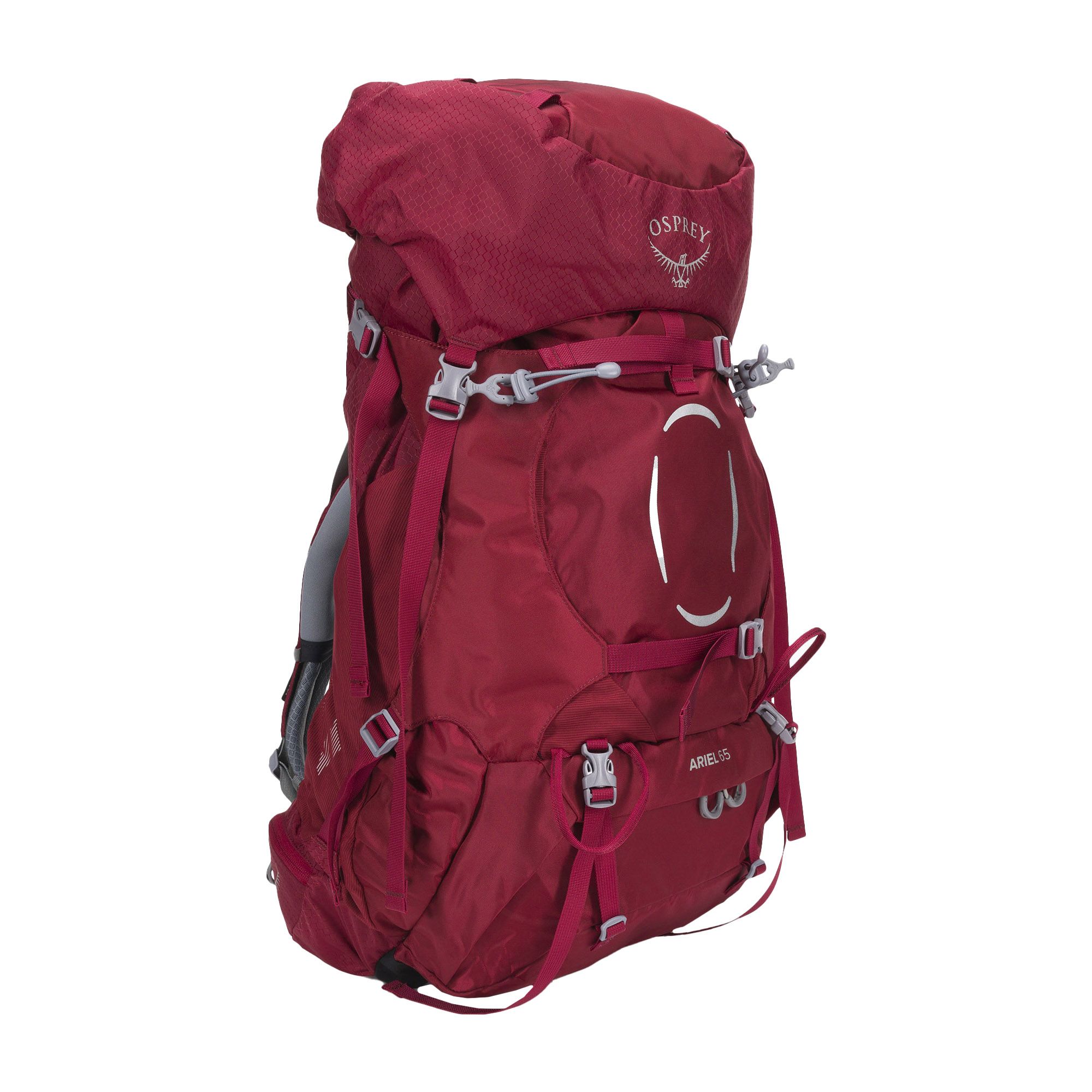 Plecak trekkingowy damski Osprey Ariel 65 l claret red 
