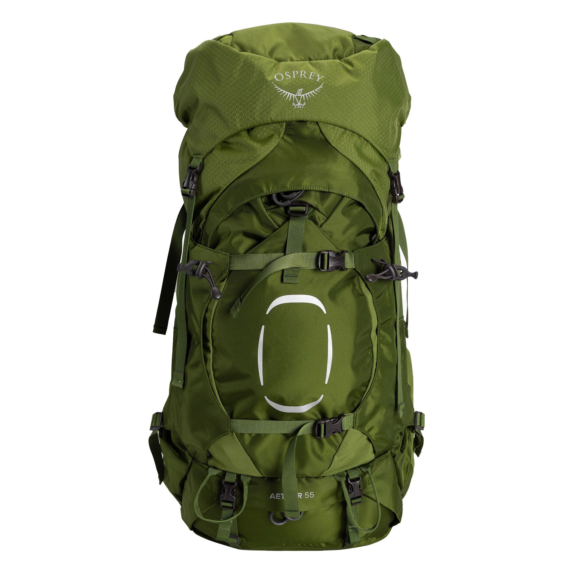 Plecak trekkingowy męski Osprey Aether 55 l garlic mustard green 
