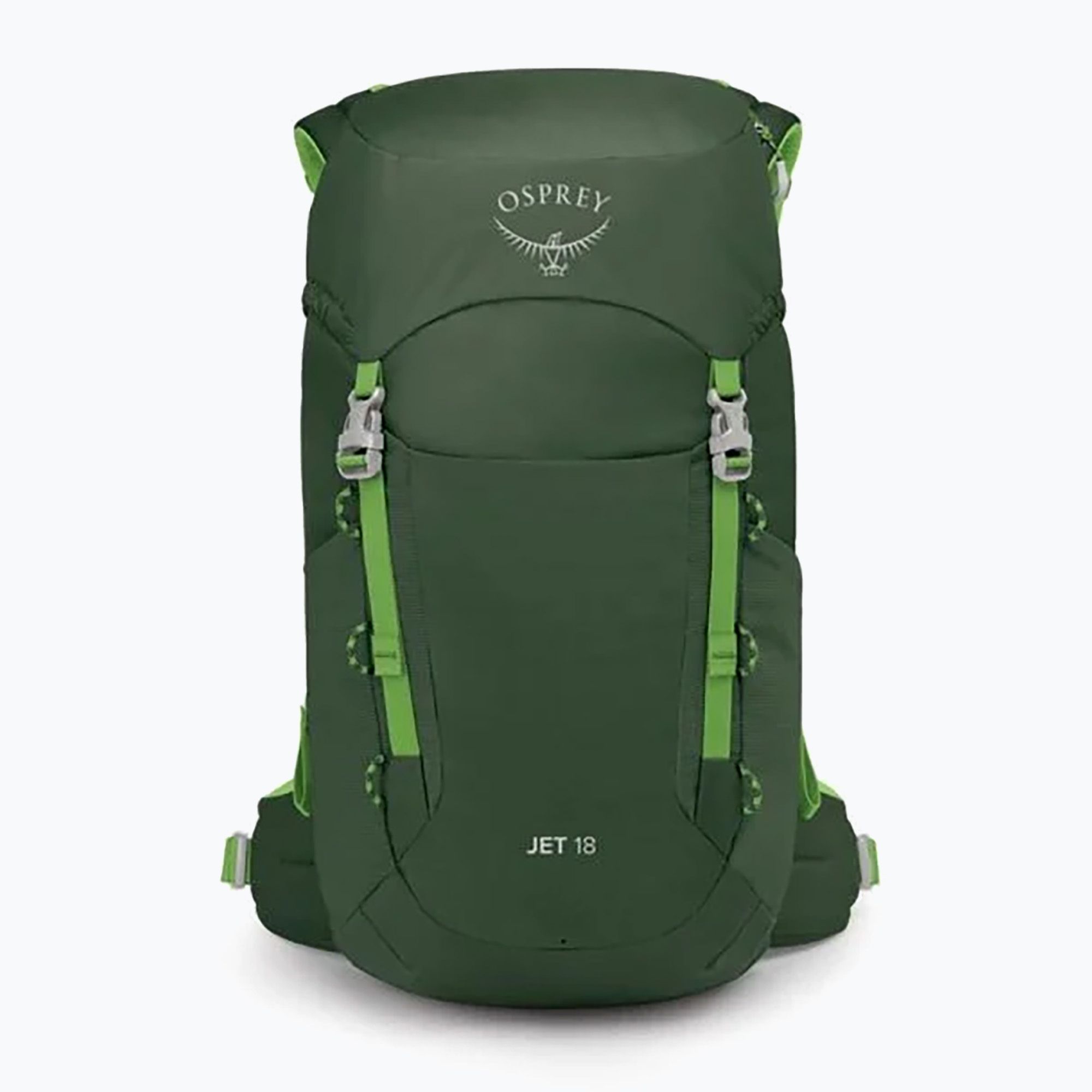 Plecak turystyczny dziecięcy Osprey Jet 18 l green canopy/ limeline green 