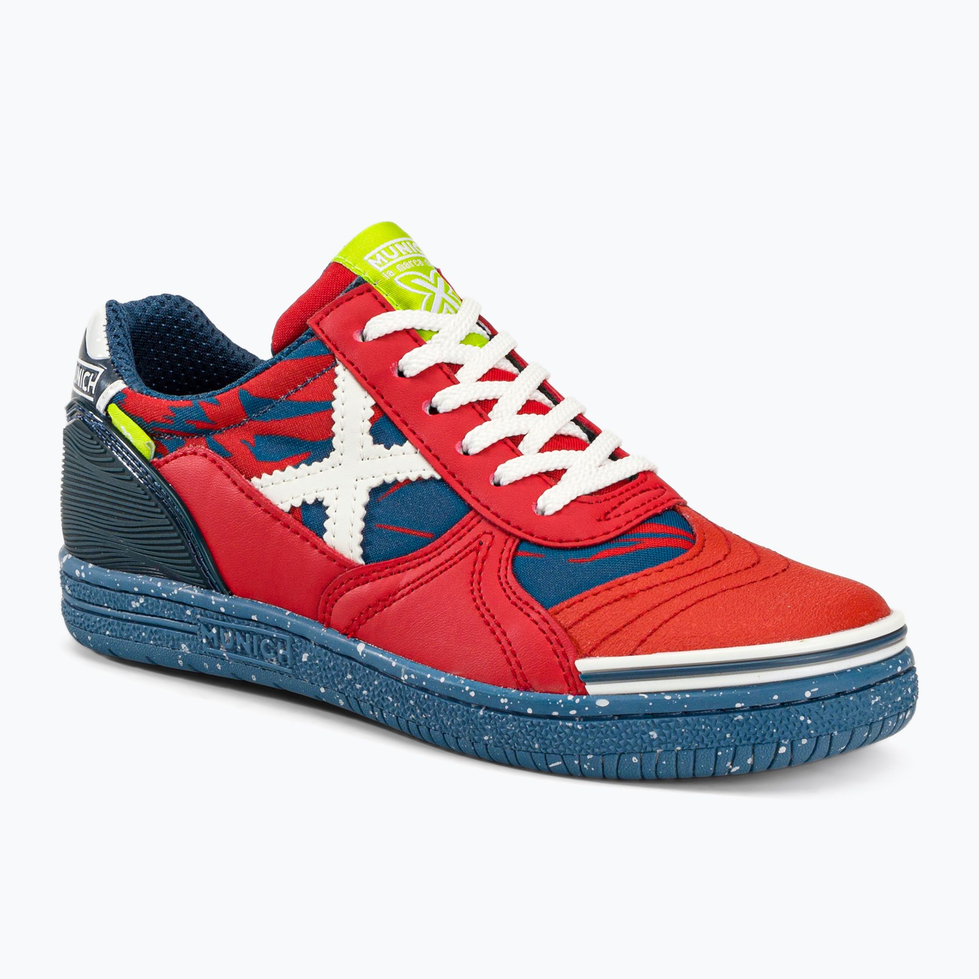 Buty piłkarskie dziecięce MUNICH G-3 Indoor rojo 