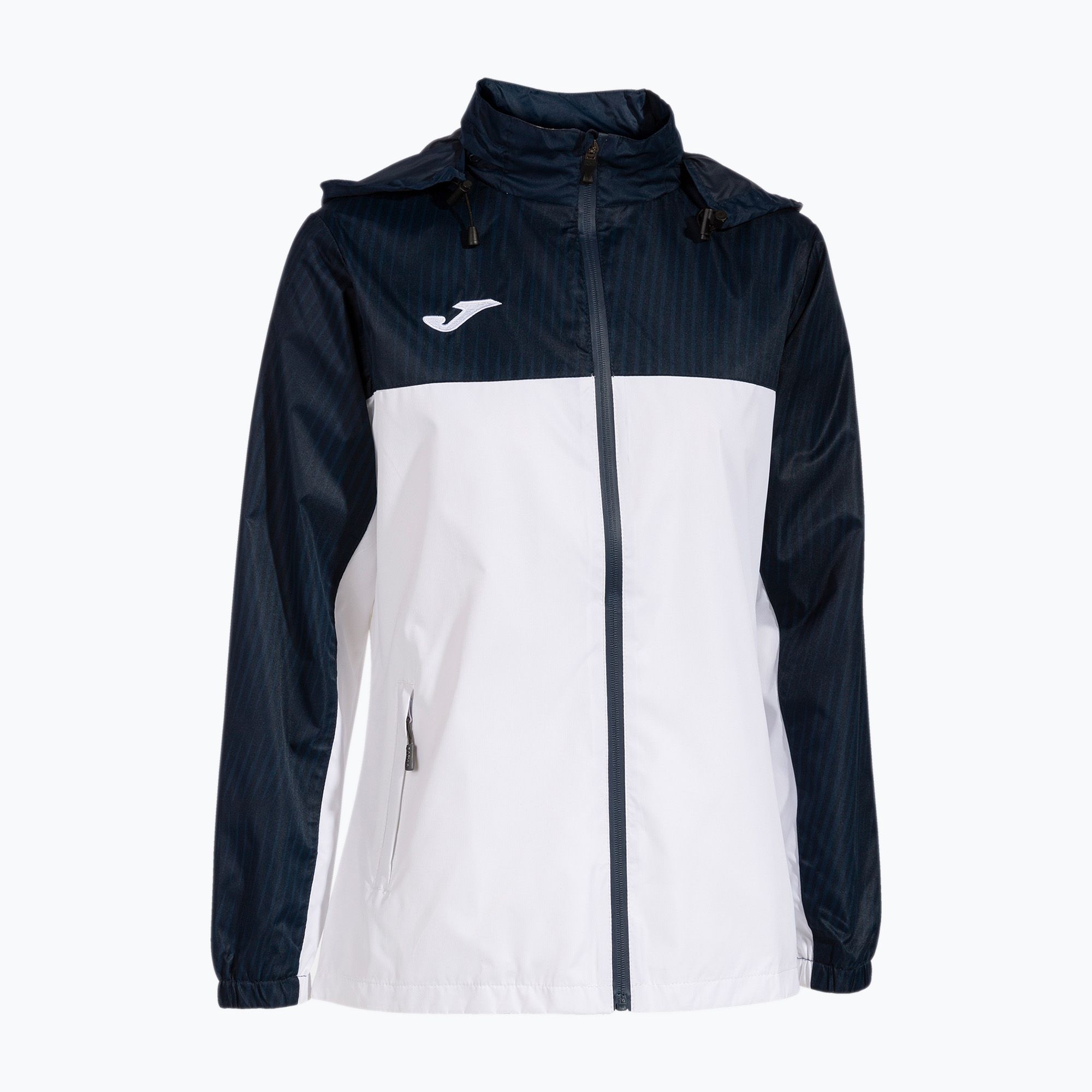 Kurtka tenisowa damska Joma Montreal Raincoat W white/navy 