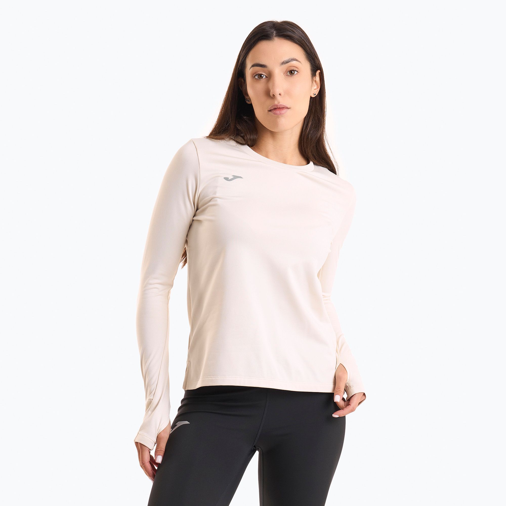 Bluza do biegania damska Joma R-Nature beige 