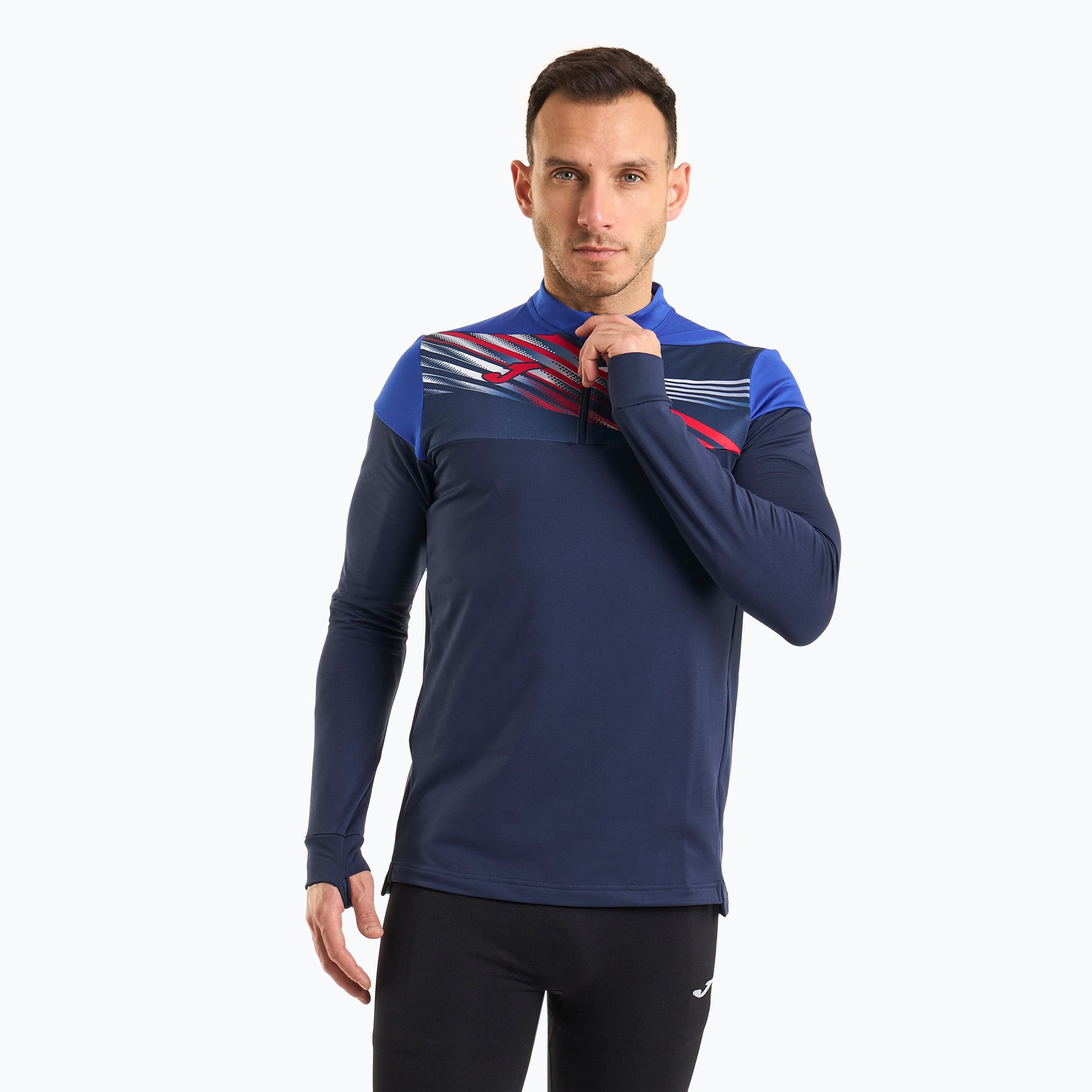 Bluza do biegania męska Joma Elite X navy/royal 