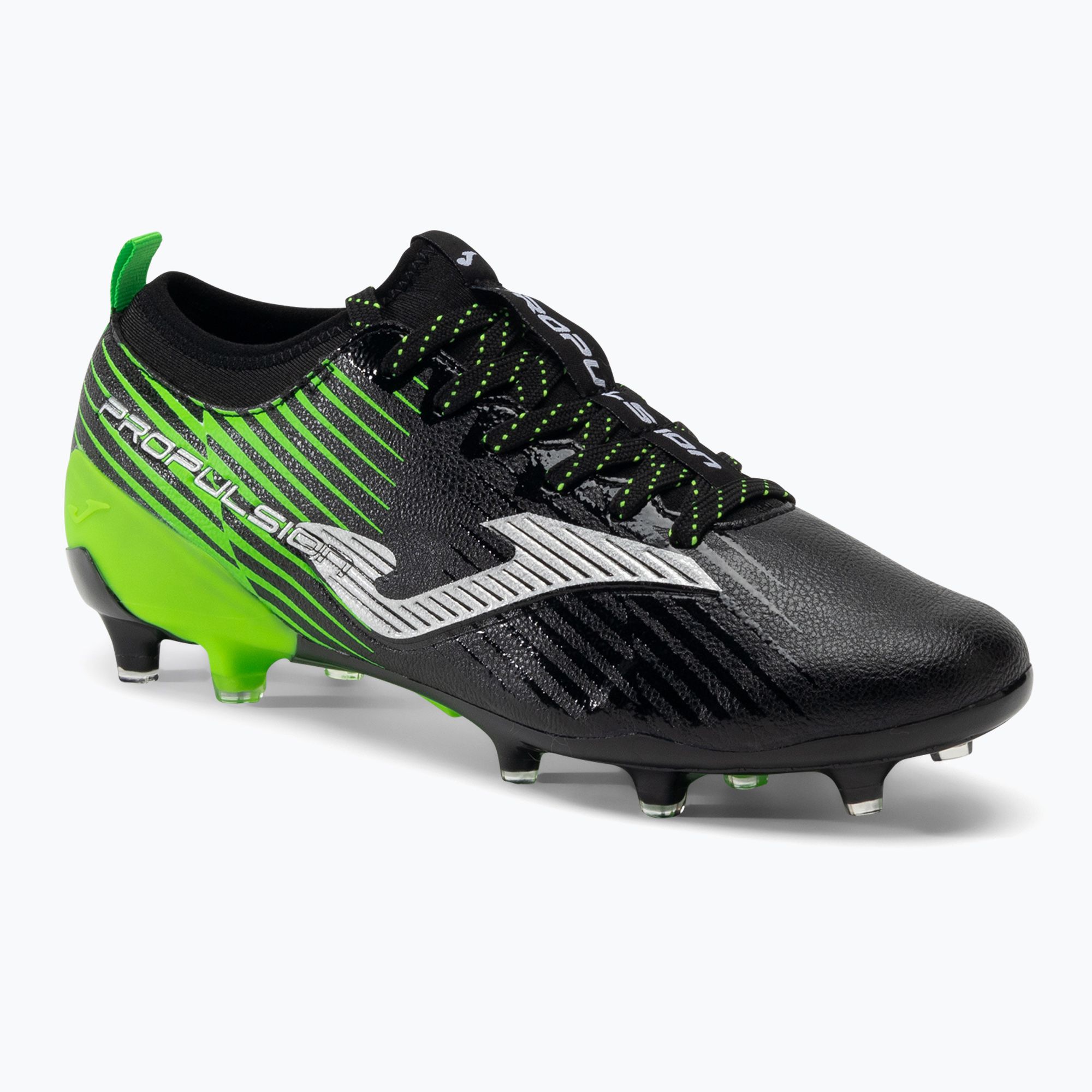 Buty piłkarskie męskie Joma Propulsion Cup FG black/green fluor 